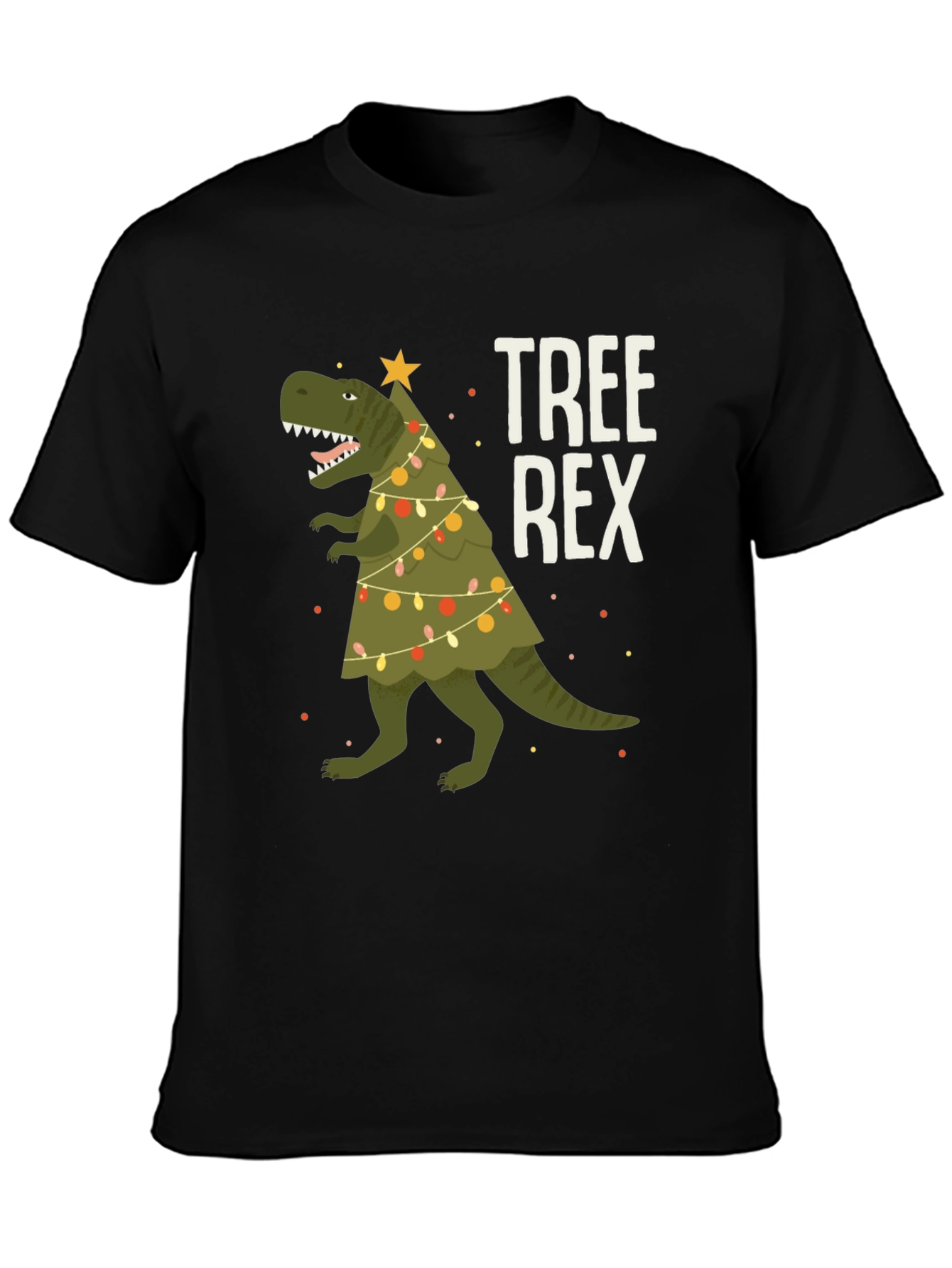 Tree Rex T-Shirt: Festive Dinosaur Tee