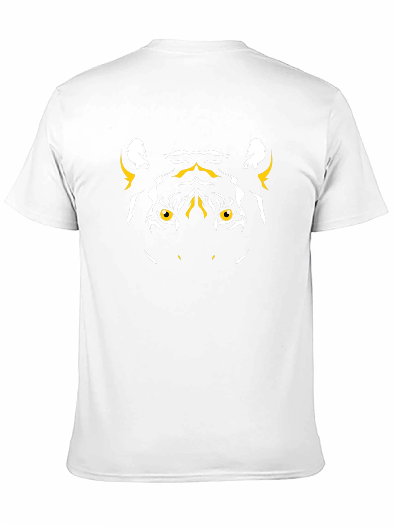 Tiger Graphic Tee - Black Cotton T-Shirt