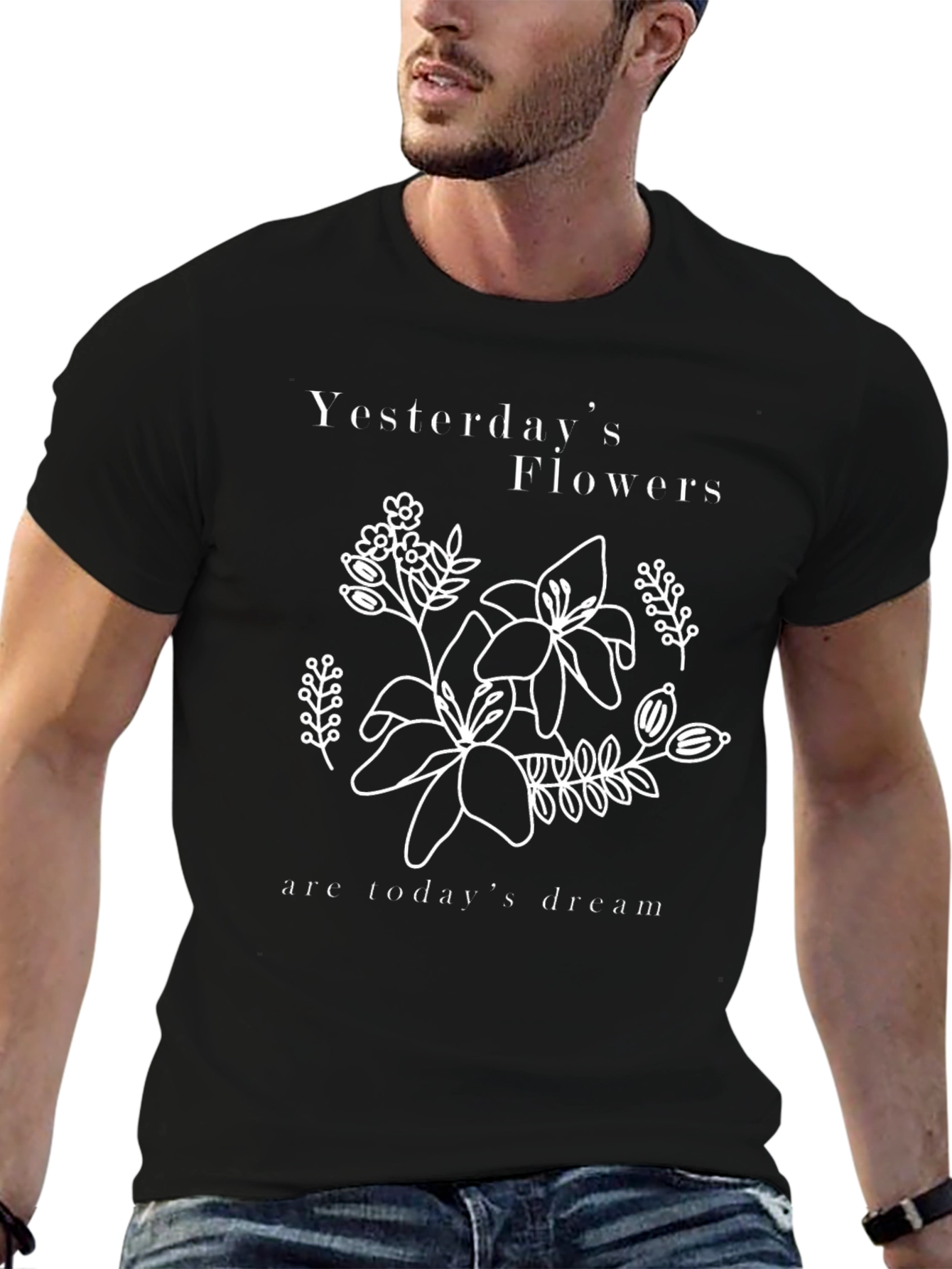 Yesterdays Flowers Graphic Tee