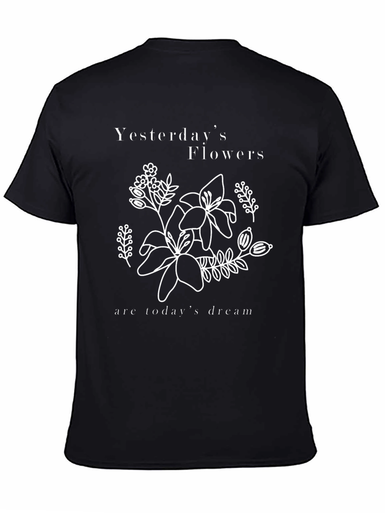 Yesterdays Flowers Graphic Tee