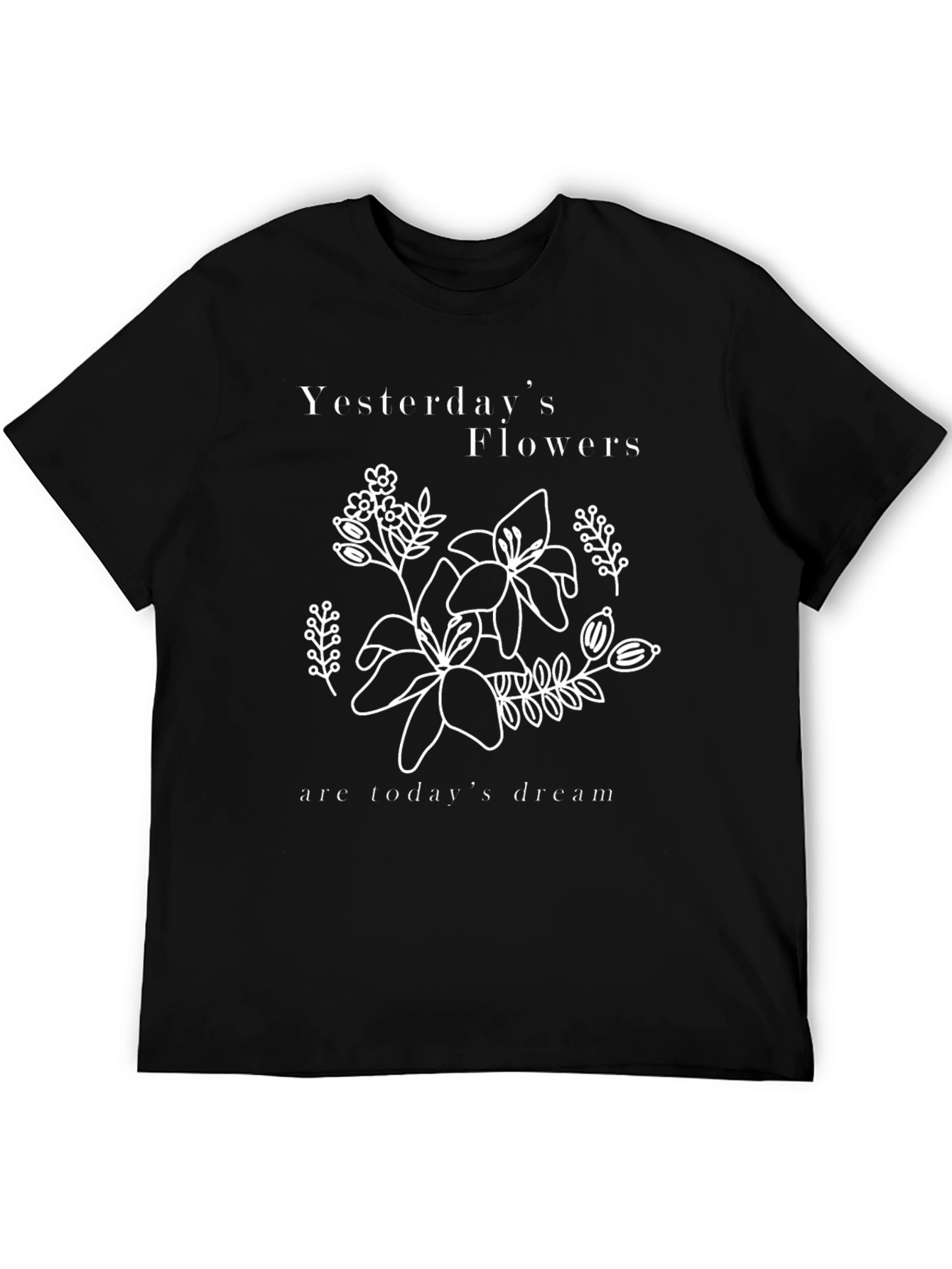 Yesterdays Flowers Graphic Tee