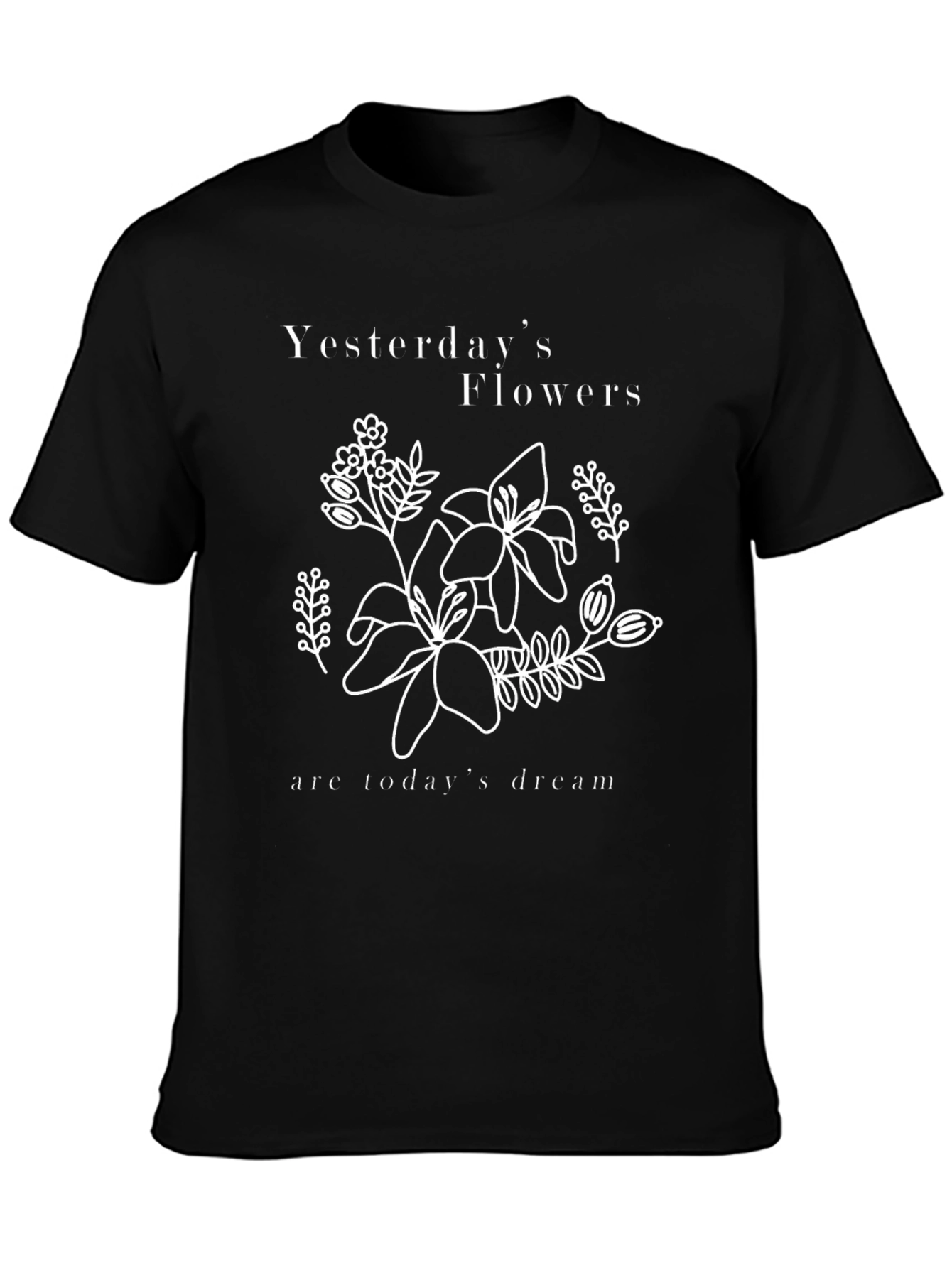 Yesterdays Flowers Graphic Tee
