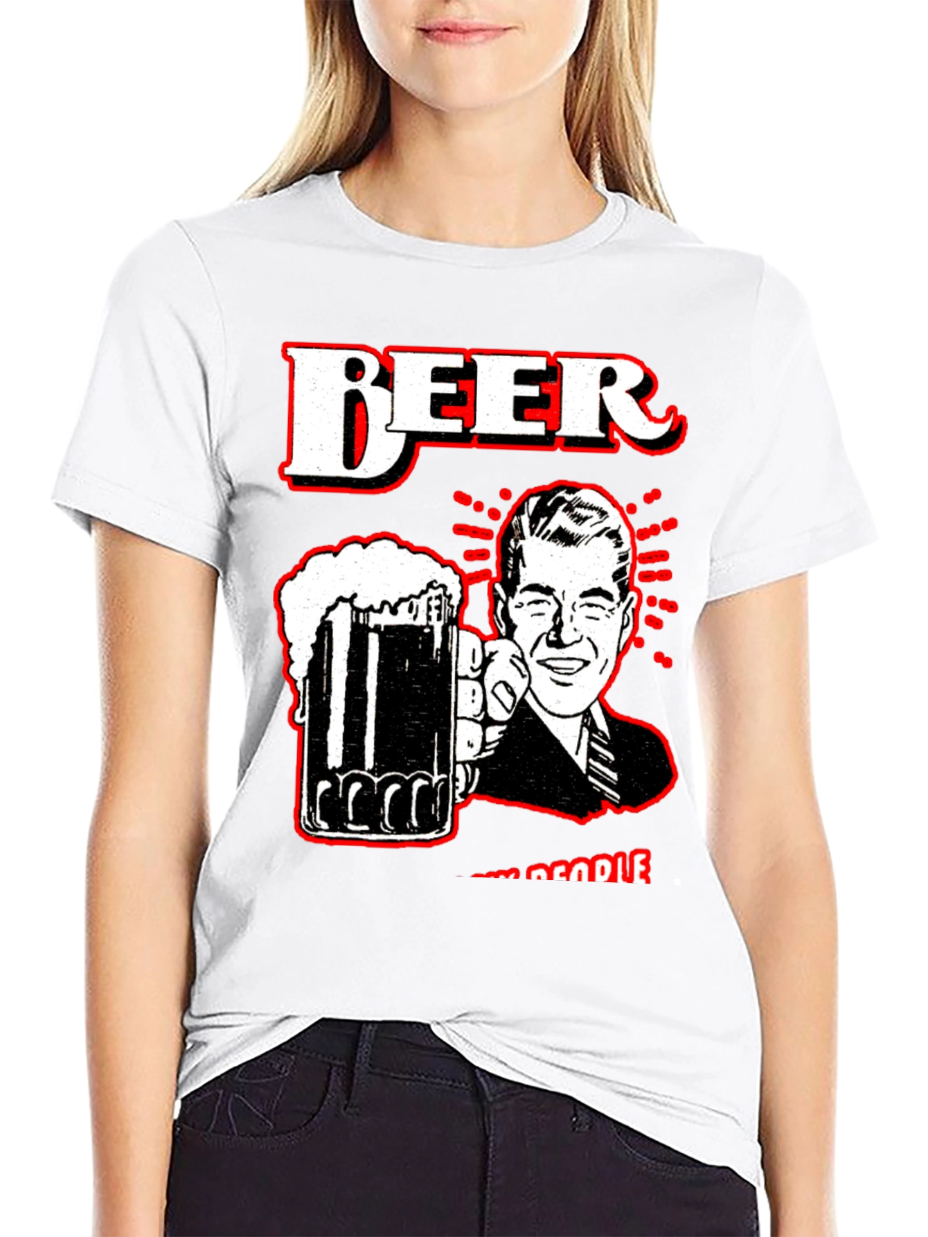 Retro Beer Lovers T-Shirt - Cheers!