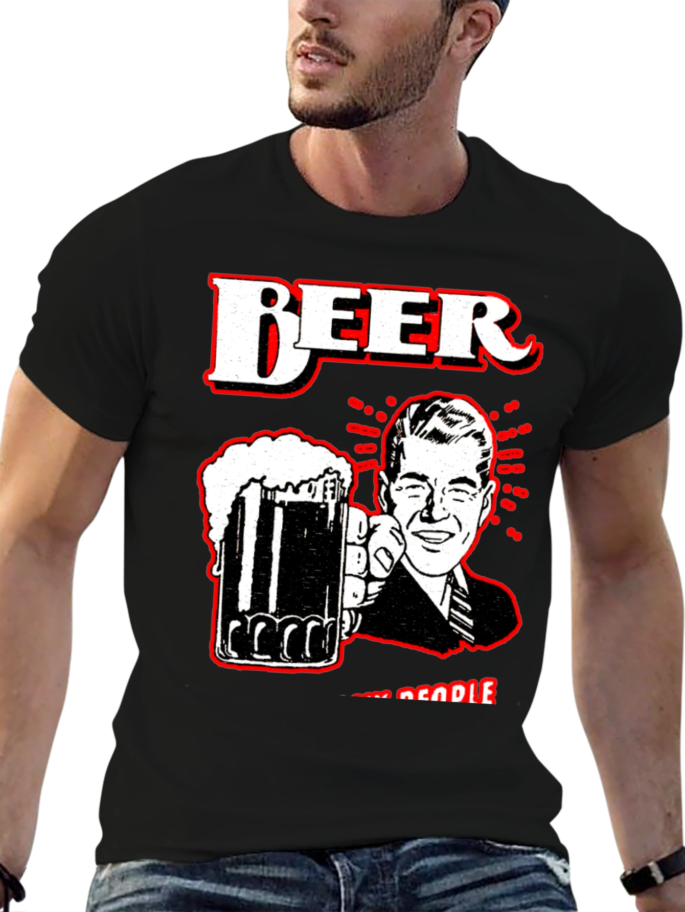 Retro Beer Lovers T-Shirt - Cheers!