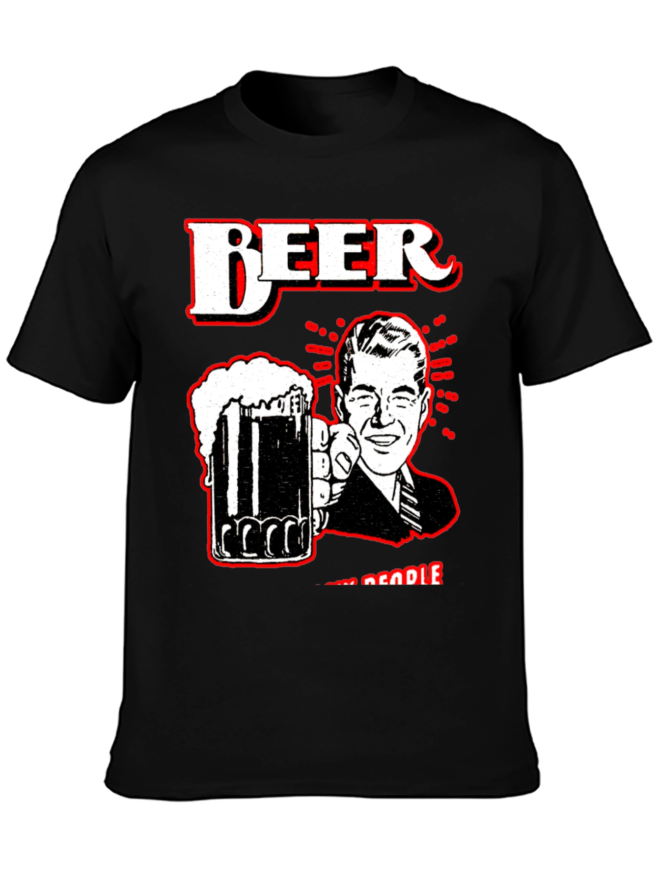 Retro Beer Lovers T-Shirt - Cheers!