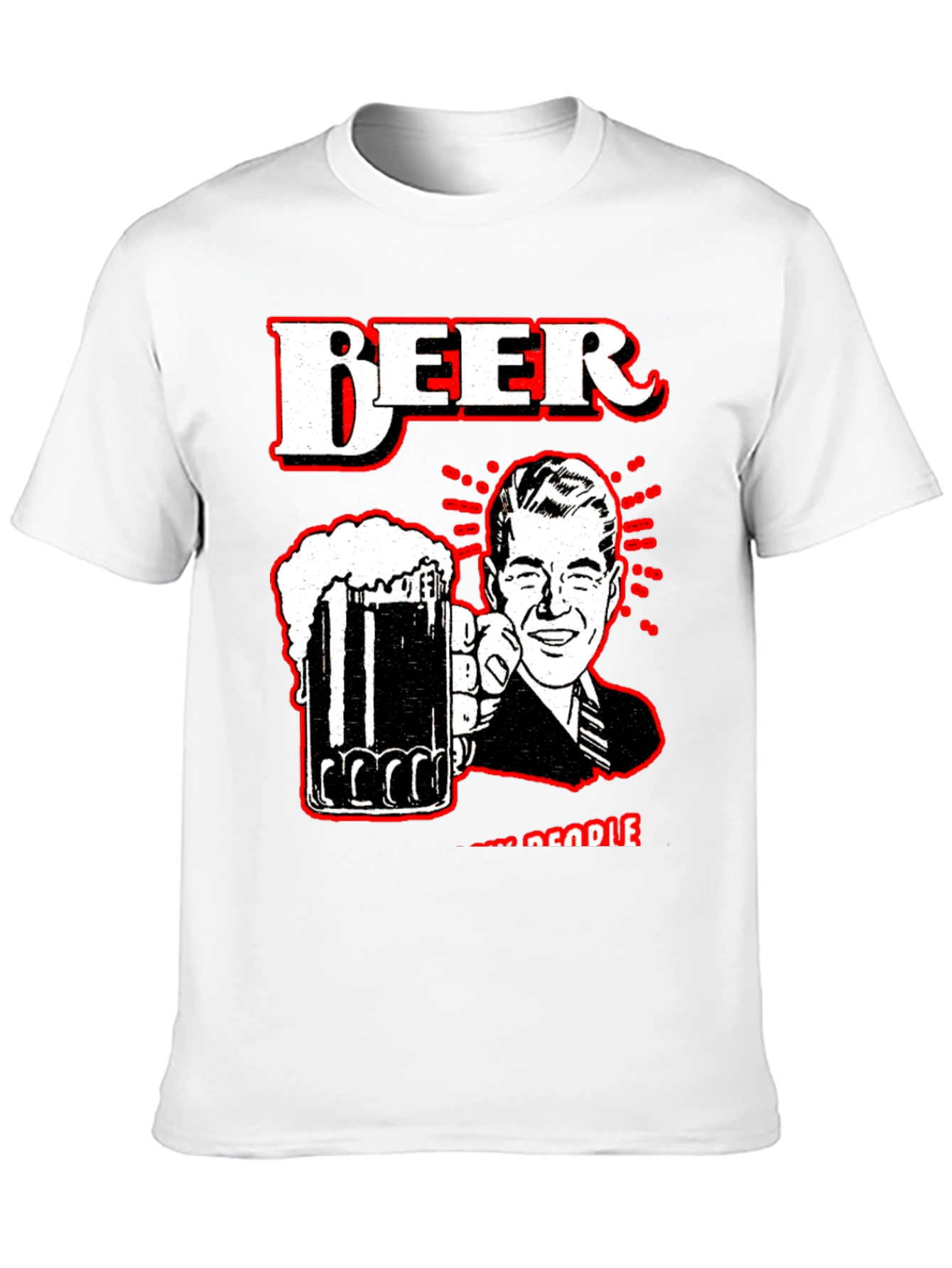 Retro Beer Lovers T-Shirt - Cheers!