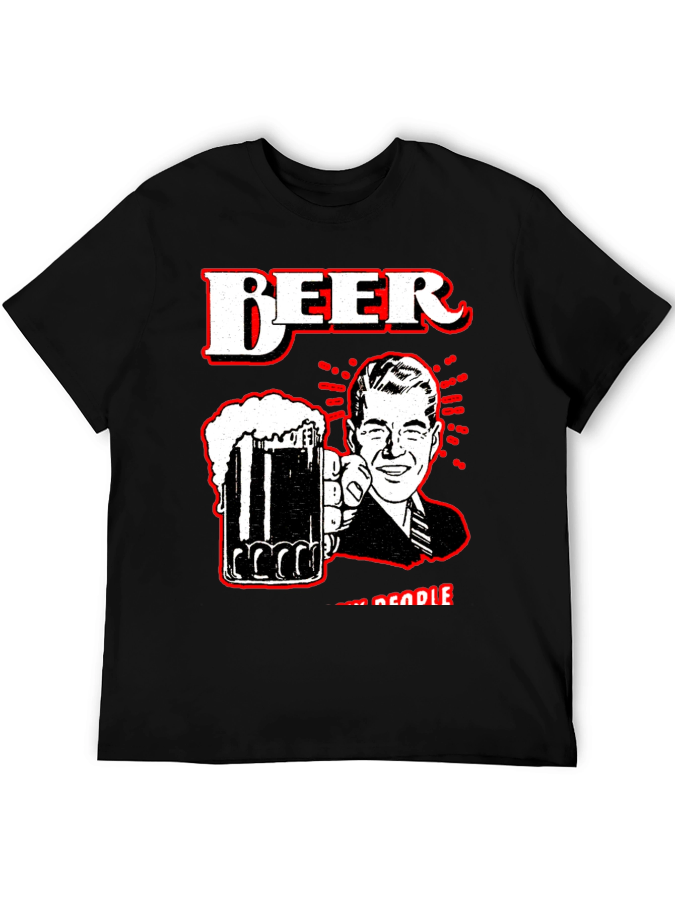 Retro Beer Lovers T-Shirt - Cheers!