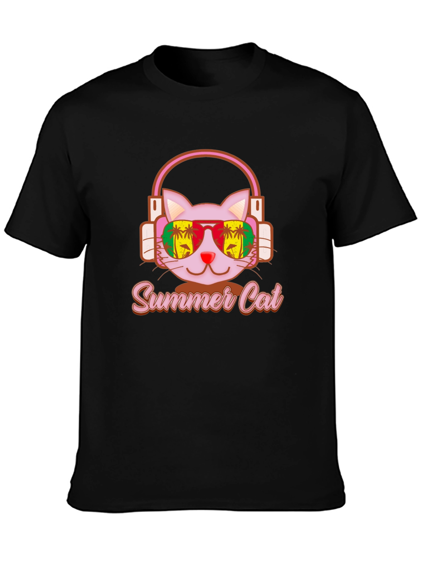 Summer Cat Graphic Tee