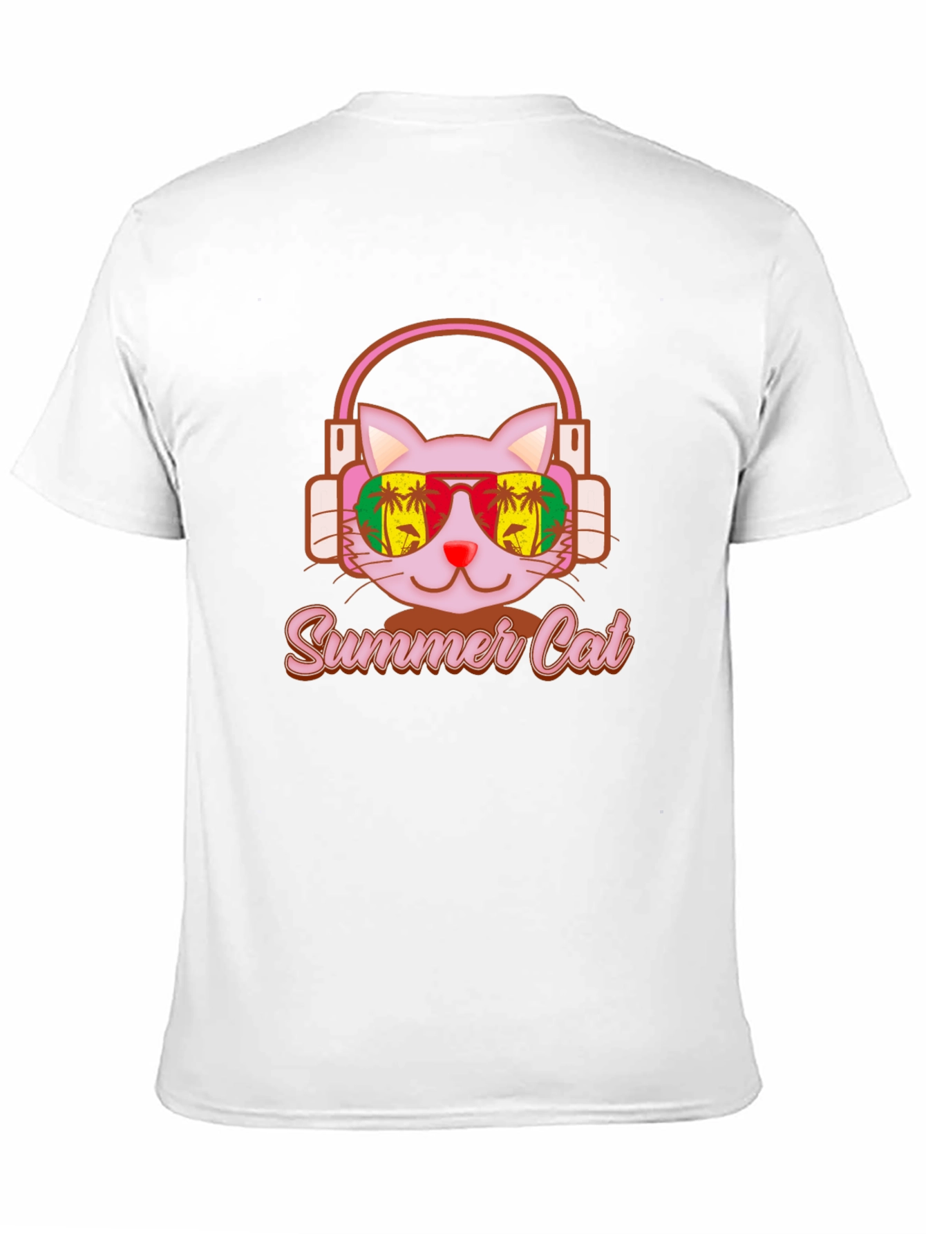 Summer Cat Graphic Tee