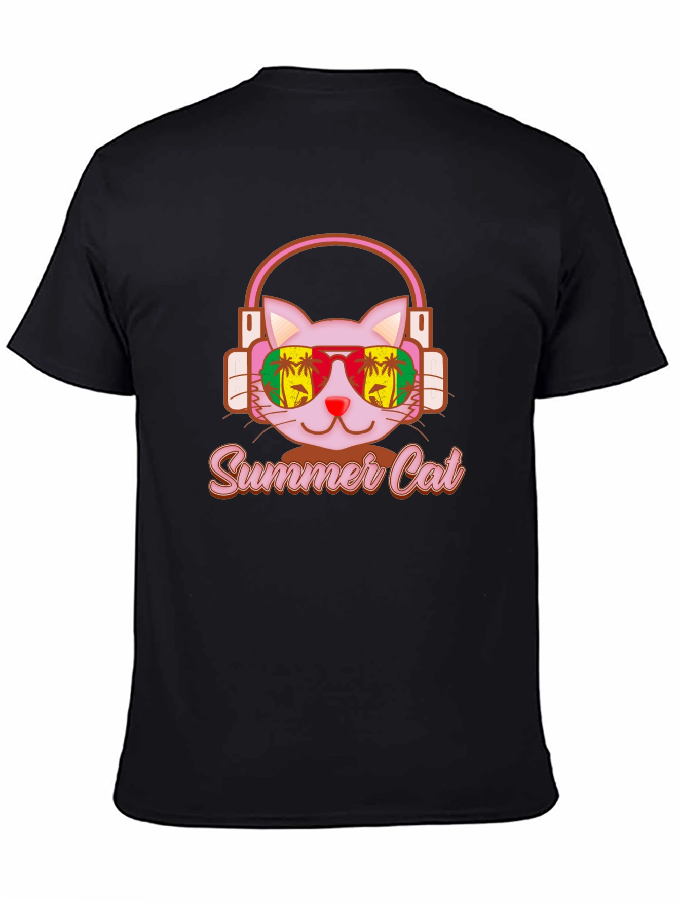 Summer Cat Graphic Tee