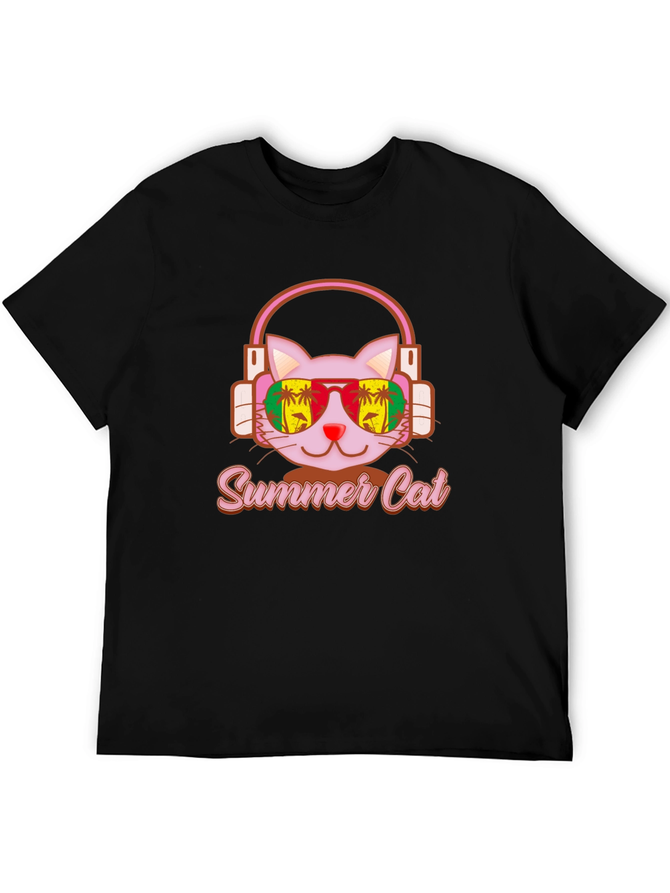 Summer Cat Graphic Tee