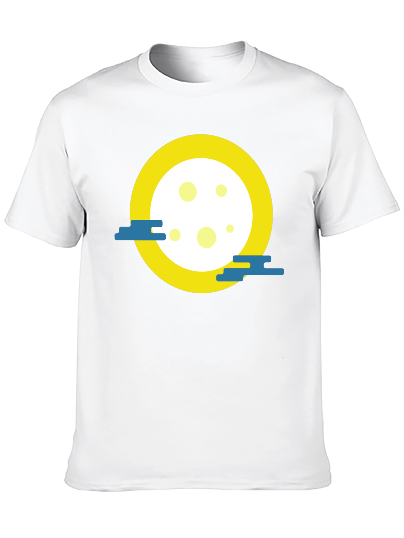 Moon Graphic Black T-Shirt