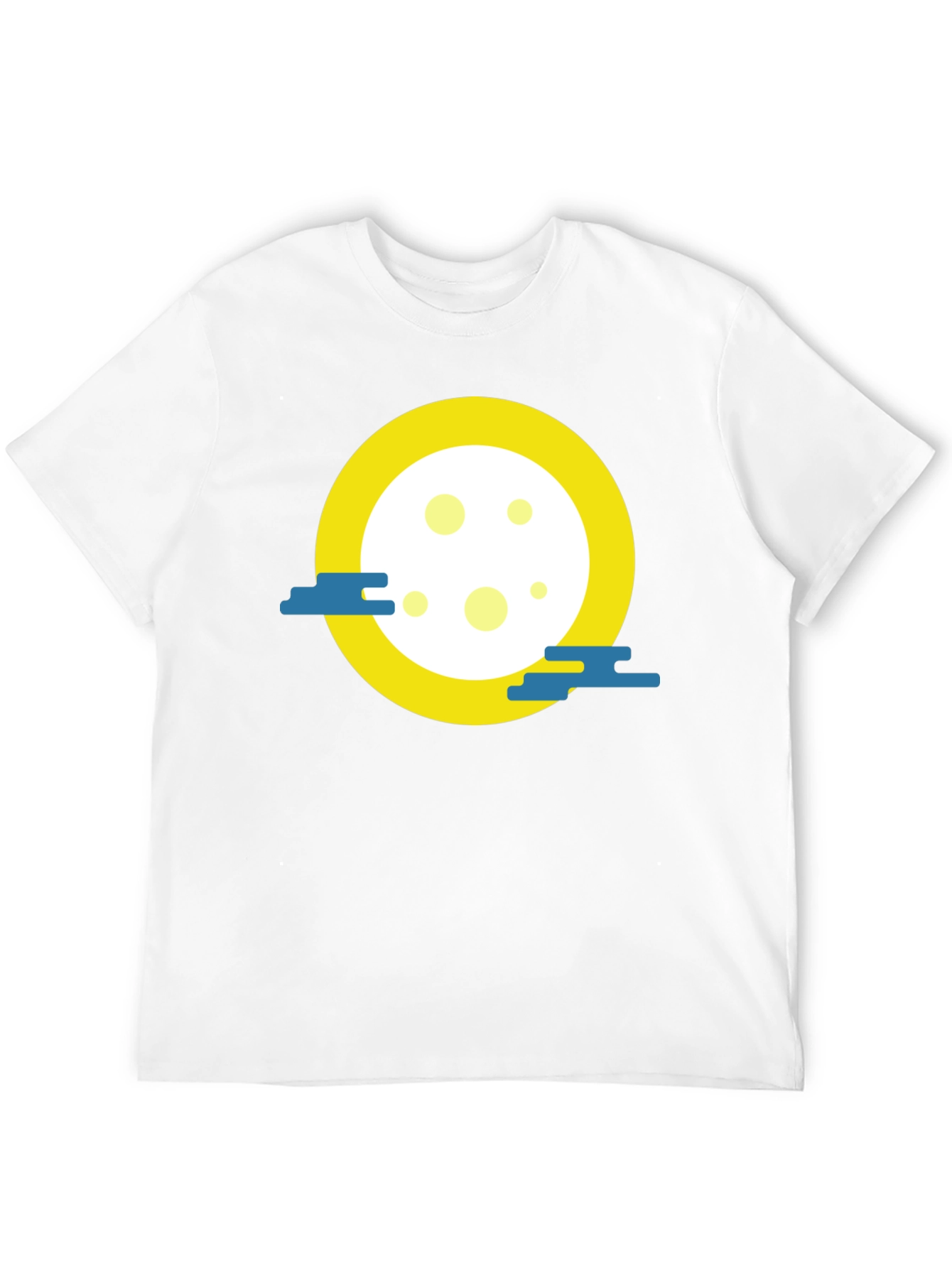 Moon Graphic Black T-Shirt