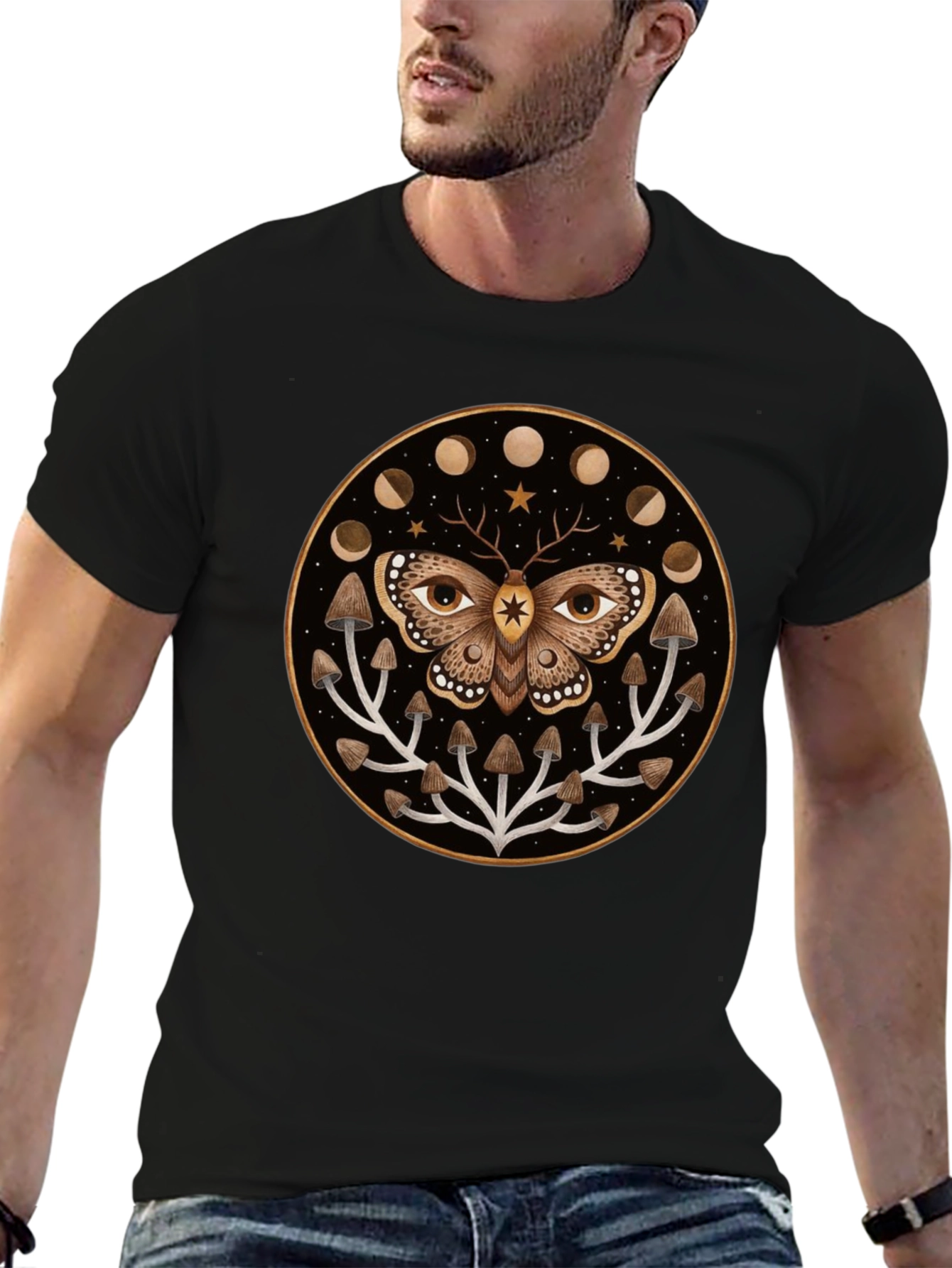 Mystic Moth Mushroom T-Shirt