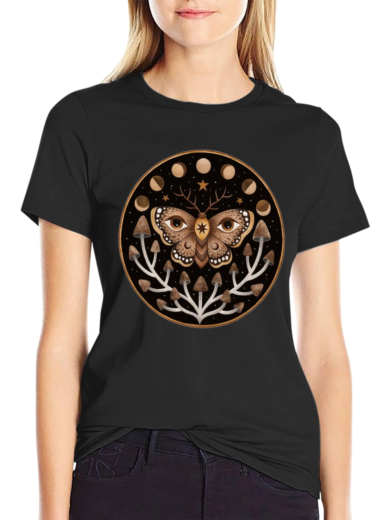 Mystic Moth Mushroom T-Shirt