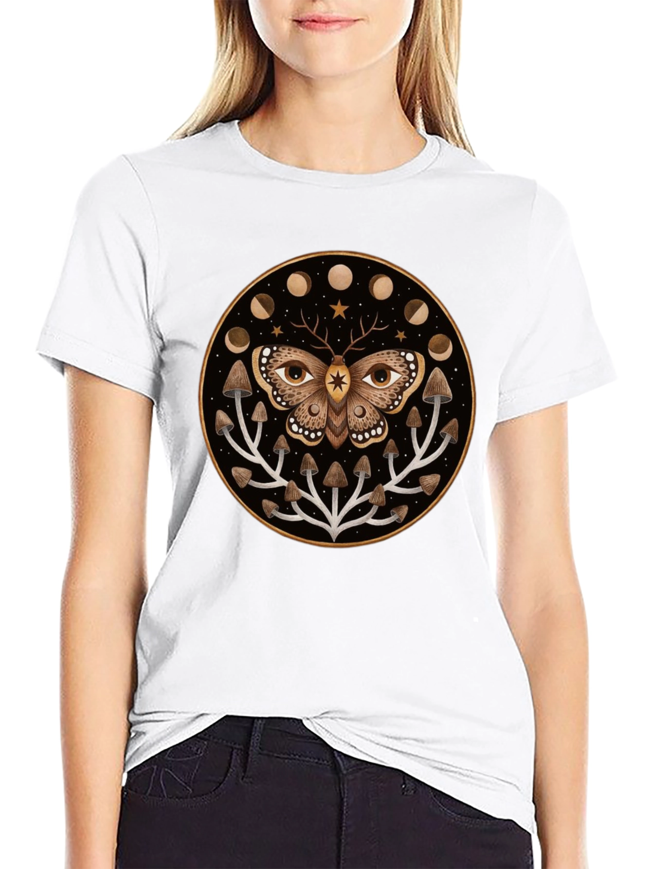 Mystic Moth Mushroom T-Shirt