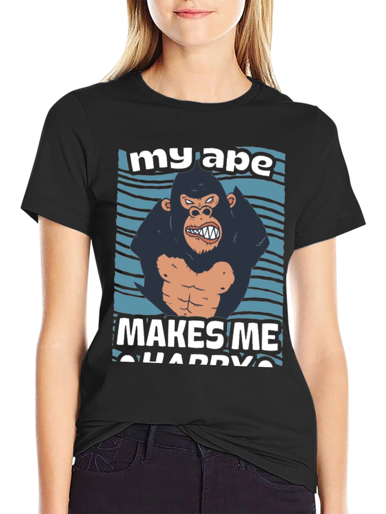 My Ape Makes Me Happy Graphic T-Shirt