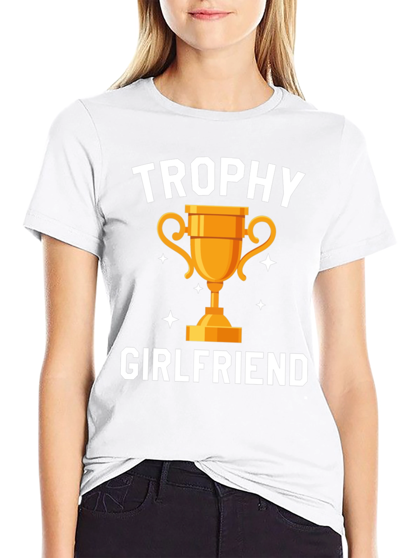 Trophy Girlfriend Graphic Tee - Funny Gift