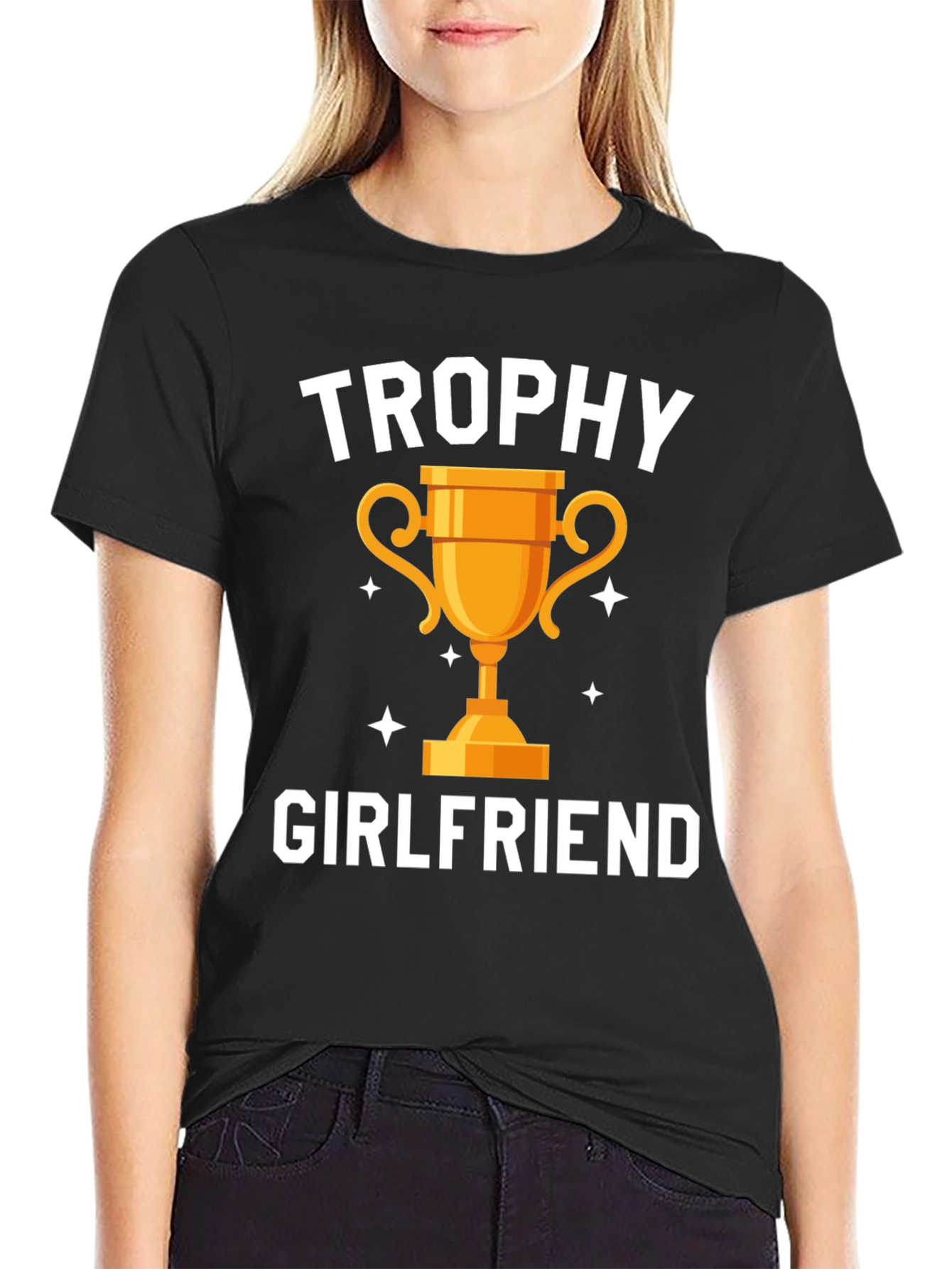 Trophy Girlfriend Graphic Tee - Funny Gift