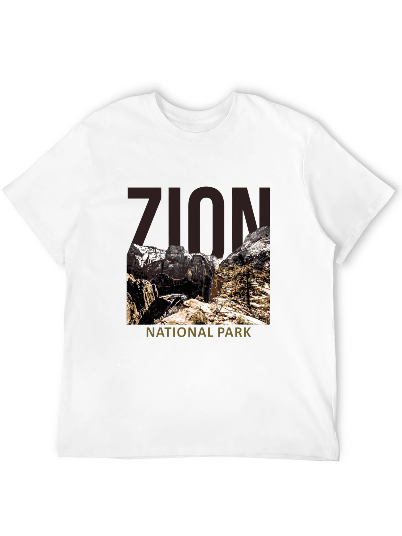 Zion National Park Graphic Tee - Black