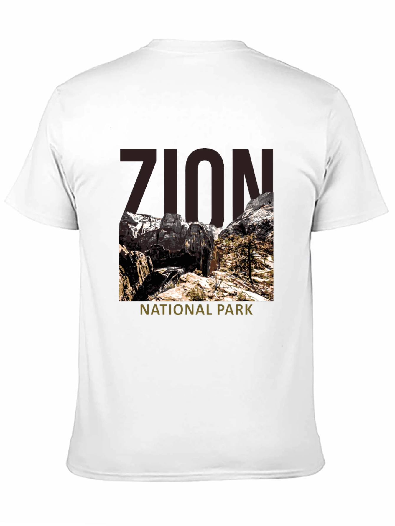 Zion National Park Graphic Tee - Black