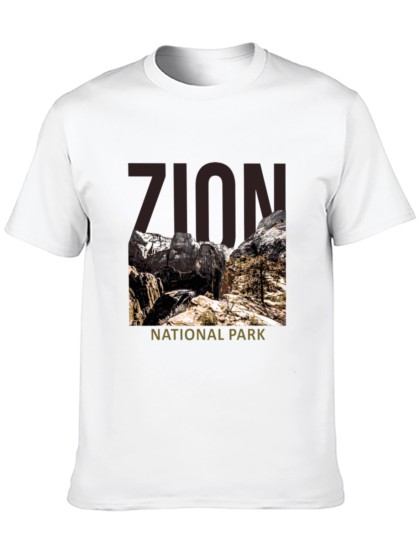 Zion National Park Graphic Tee - Black