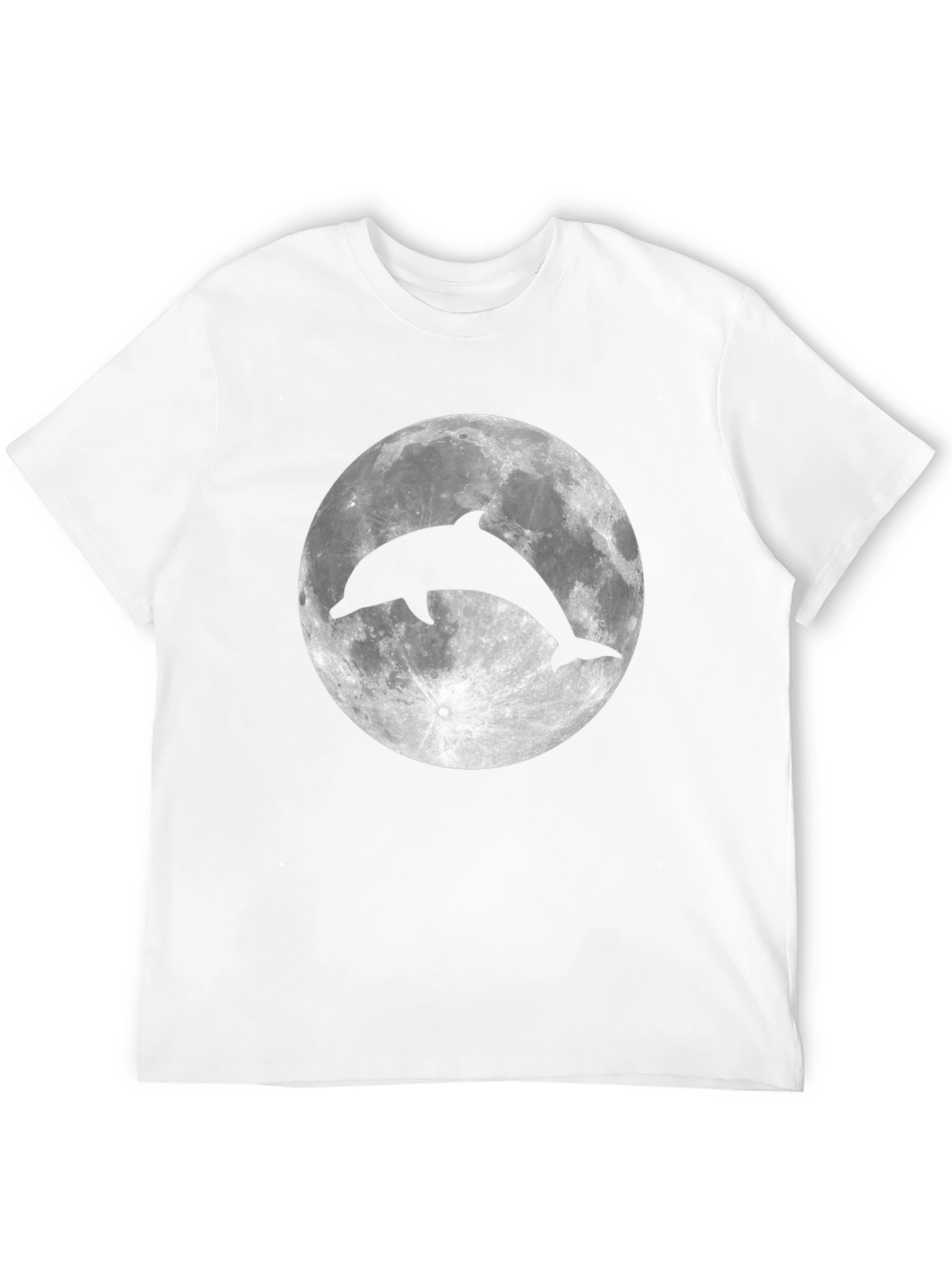 Dolphin Moon Graphic T-Shirt - Stylish & Unique Design