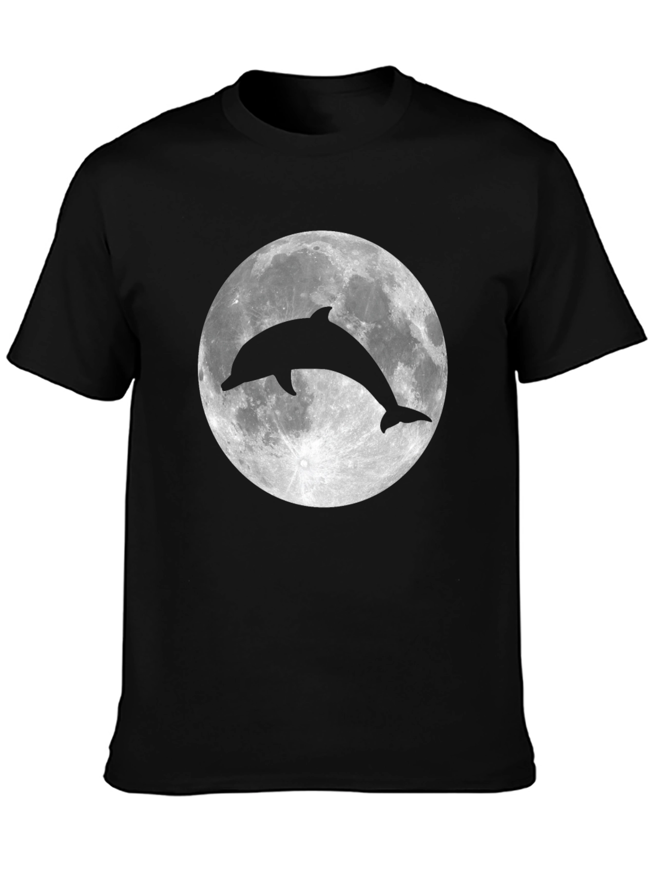 Dolphin Moon Graphic T-Shirt - Stylish & Unique Design