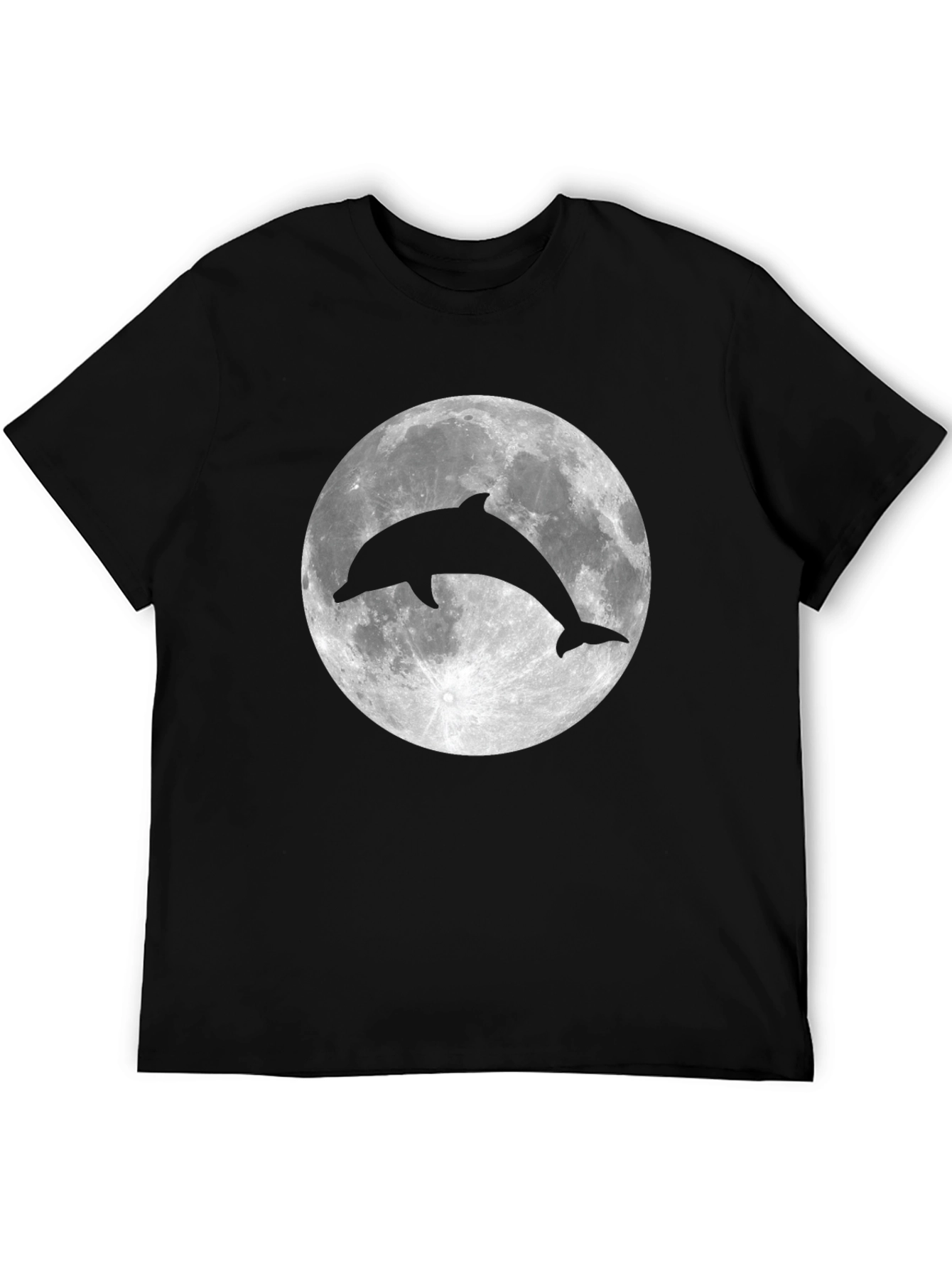 Dolphin Moon Graphic T-Shirt - Stylish & Unique Design