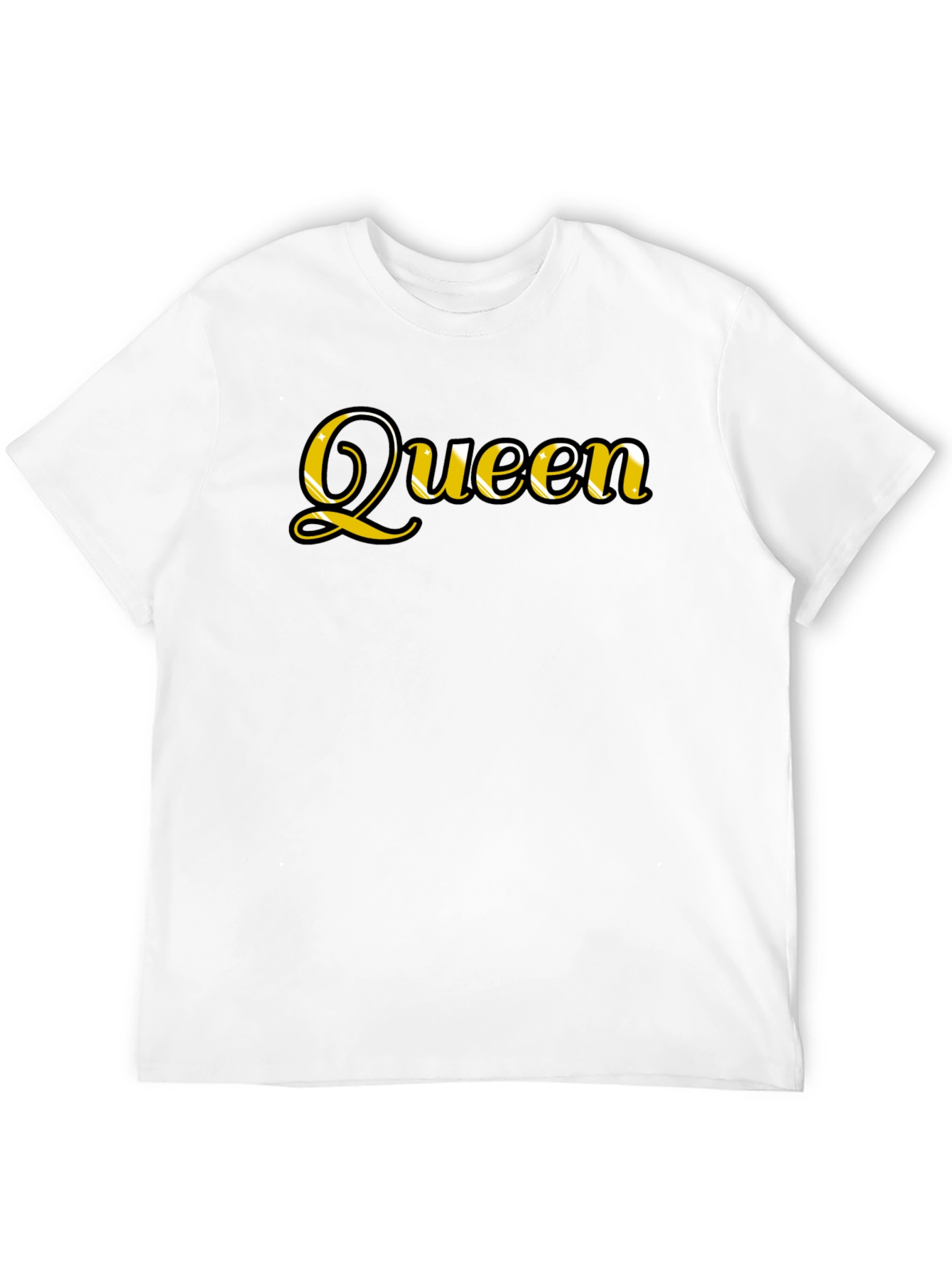 Queen Graphic Tee - Black Casual T-Shirt