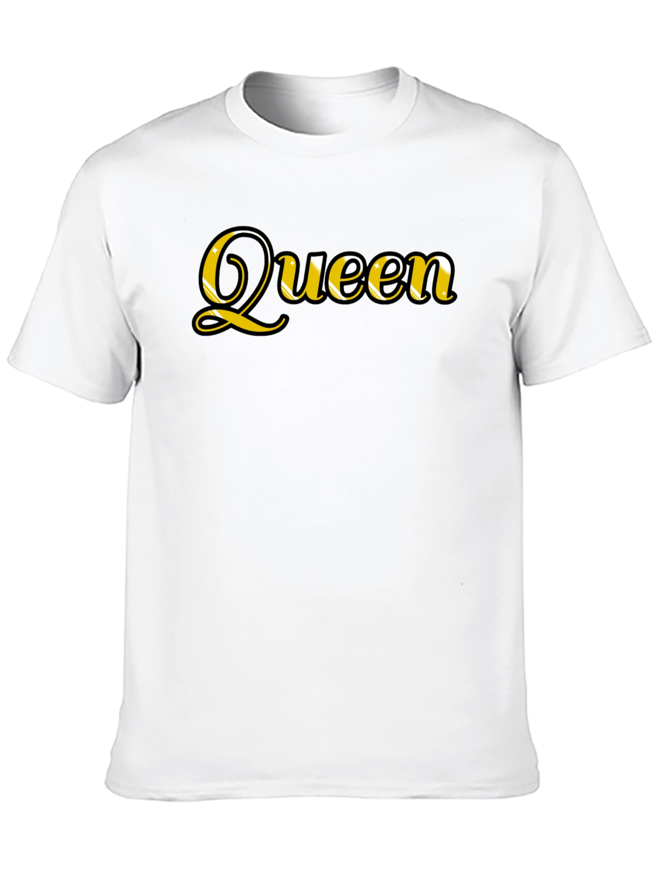 Queen Graphic Tee - Black Casual T-Shirt