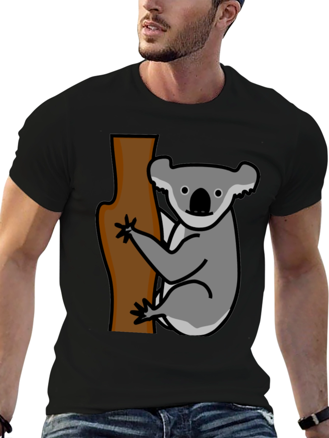 Koala Bear Tree T-Shirt - Casual Graphic Tee