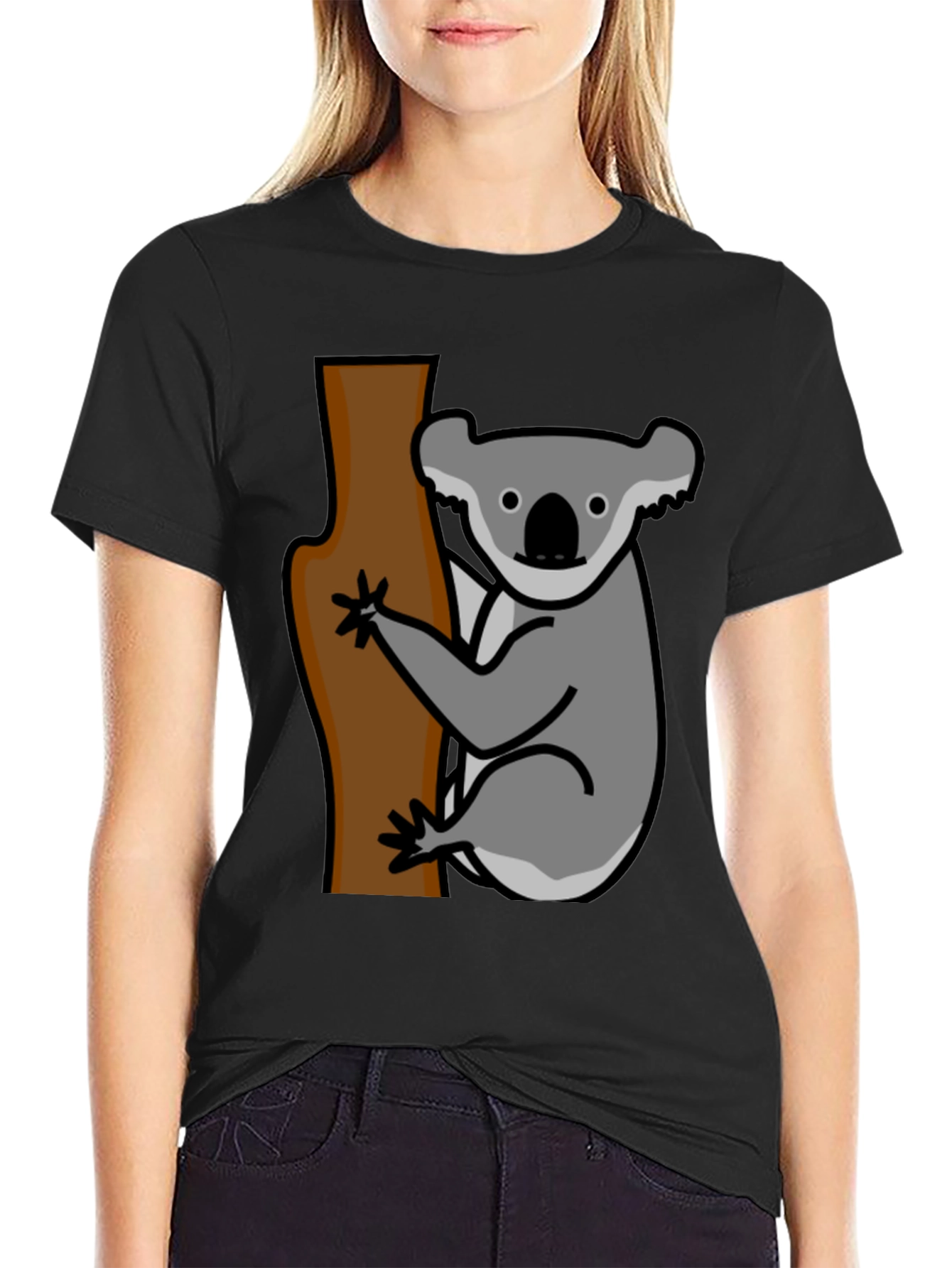 Koala Bear Tree T-Shirt - Casual Graphic Tee