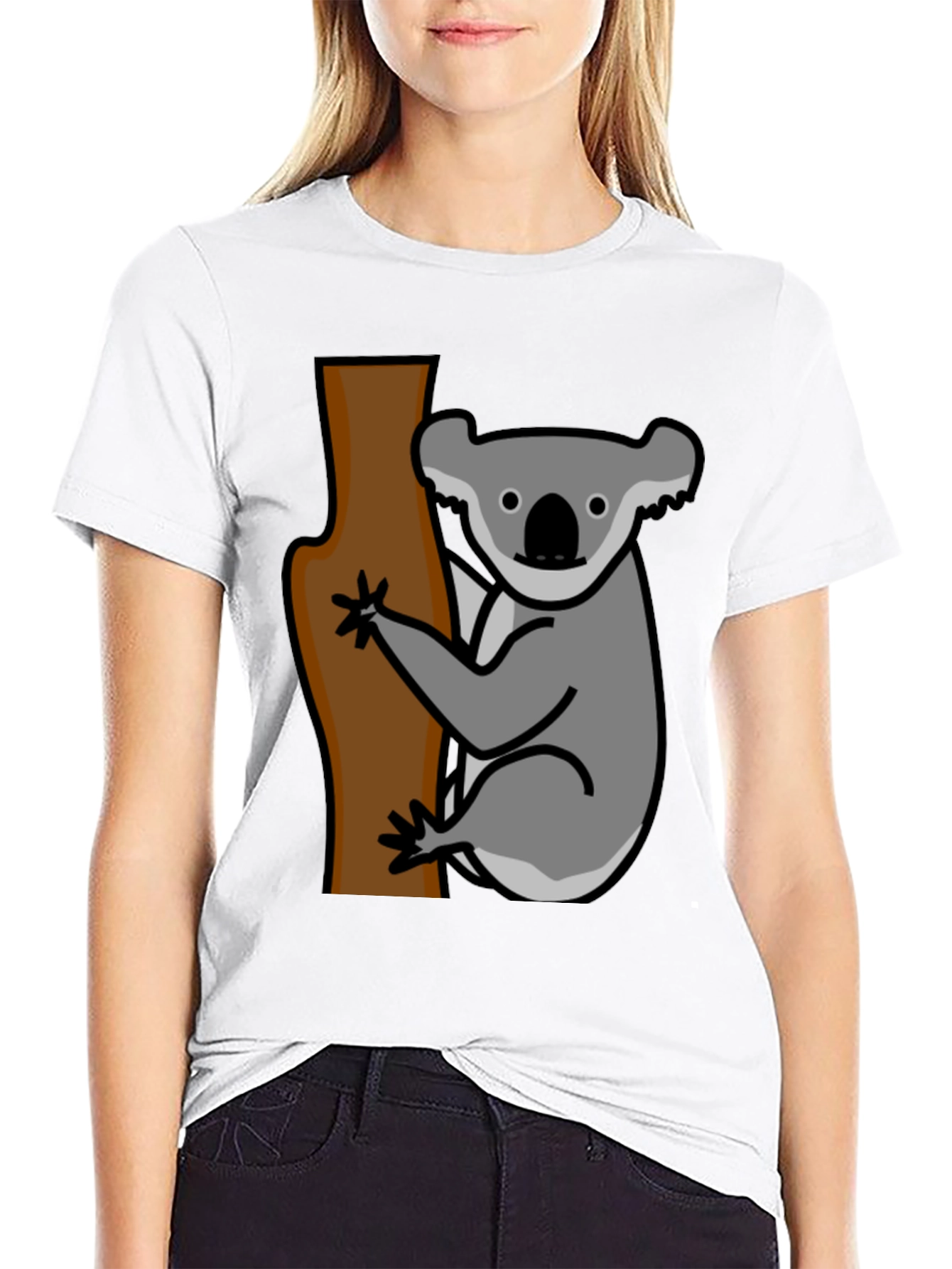 Koala Bear Tree T-Shirt - Casual Graphic Tee