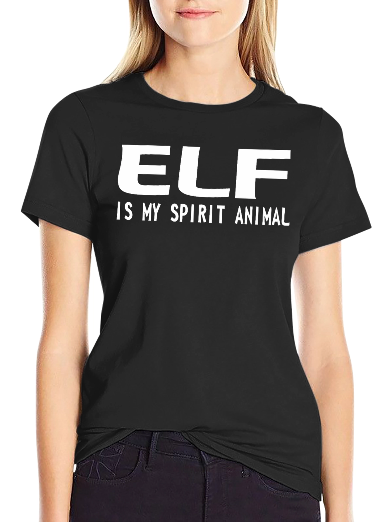 Elf Is My Spirit Animal - Novelty T-Shirt