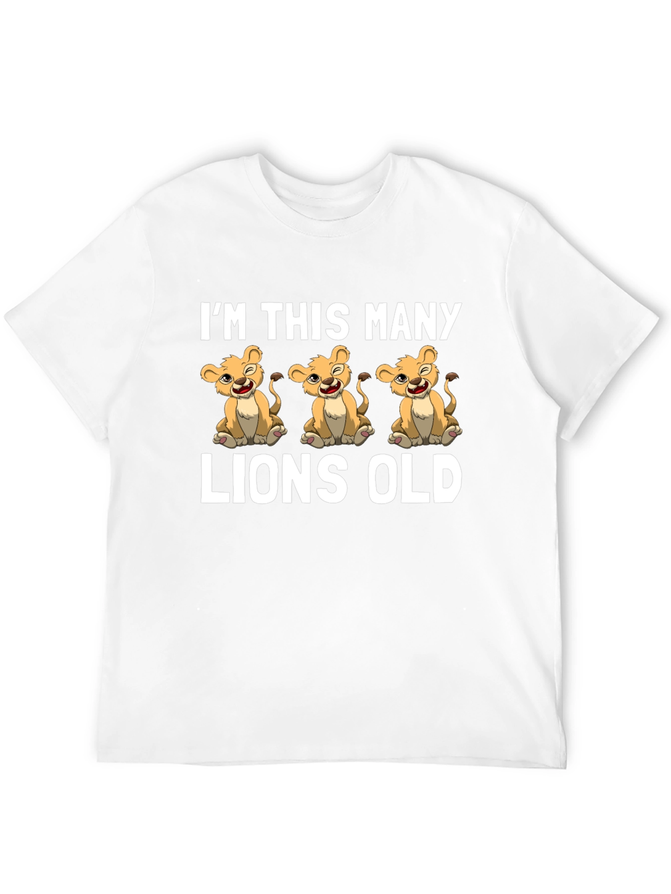 Im This Many Lions Old T-Shirt