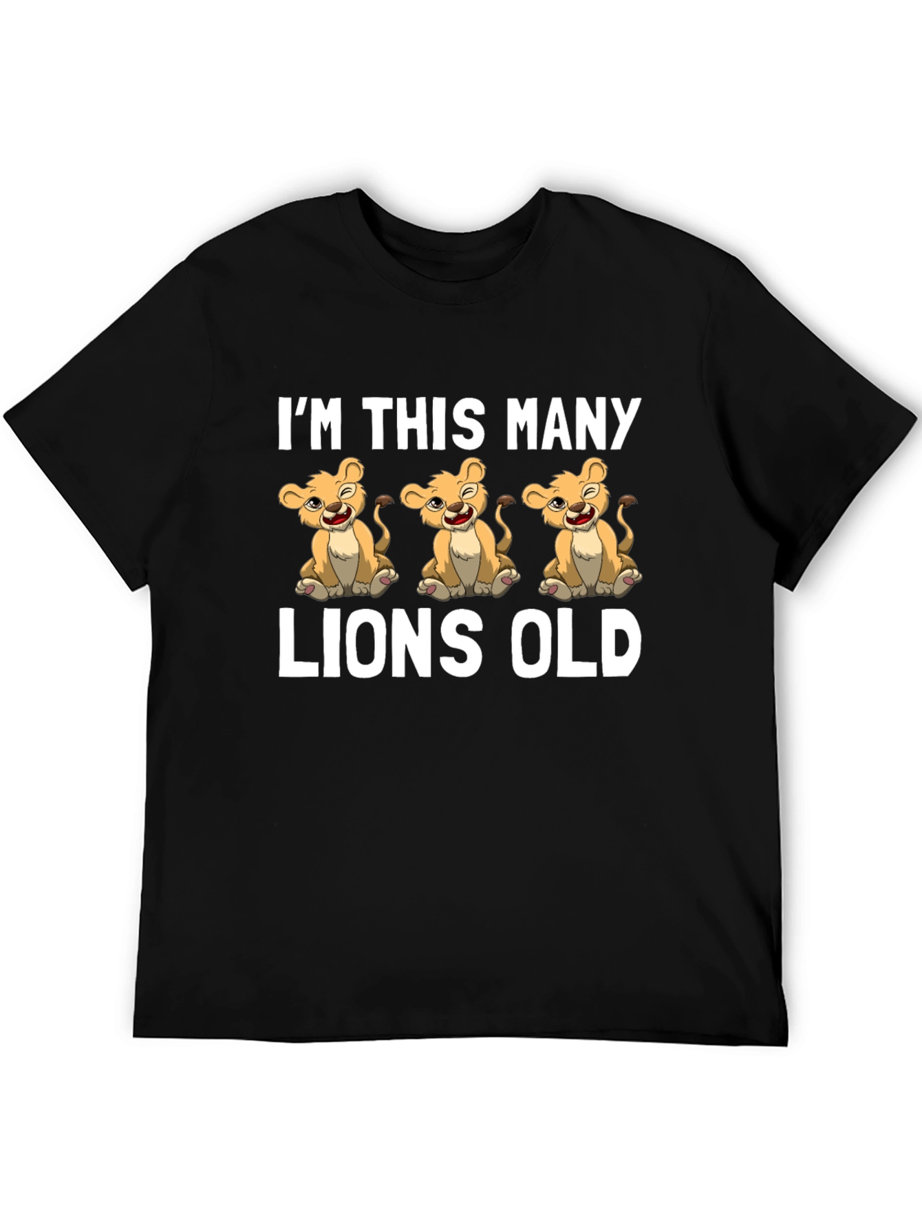 Im This Many Lions Old T-Shirt