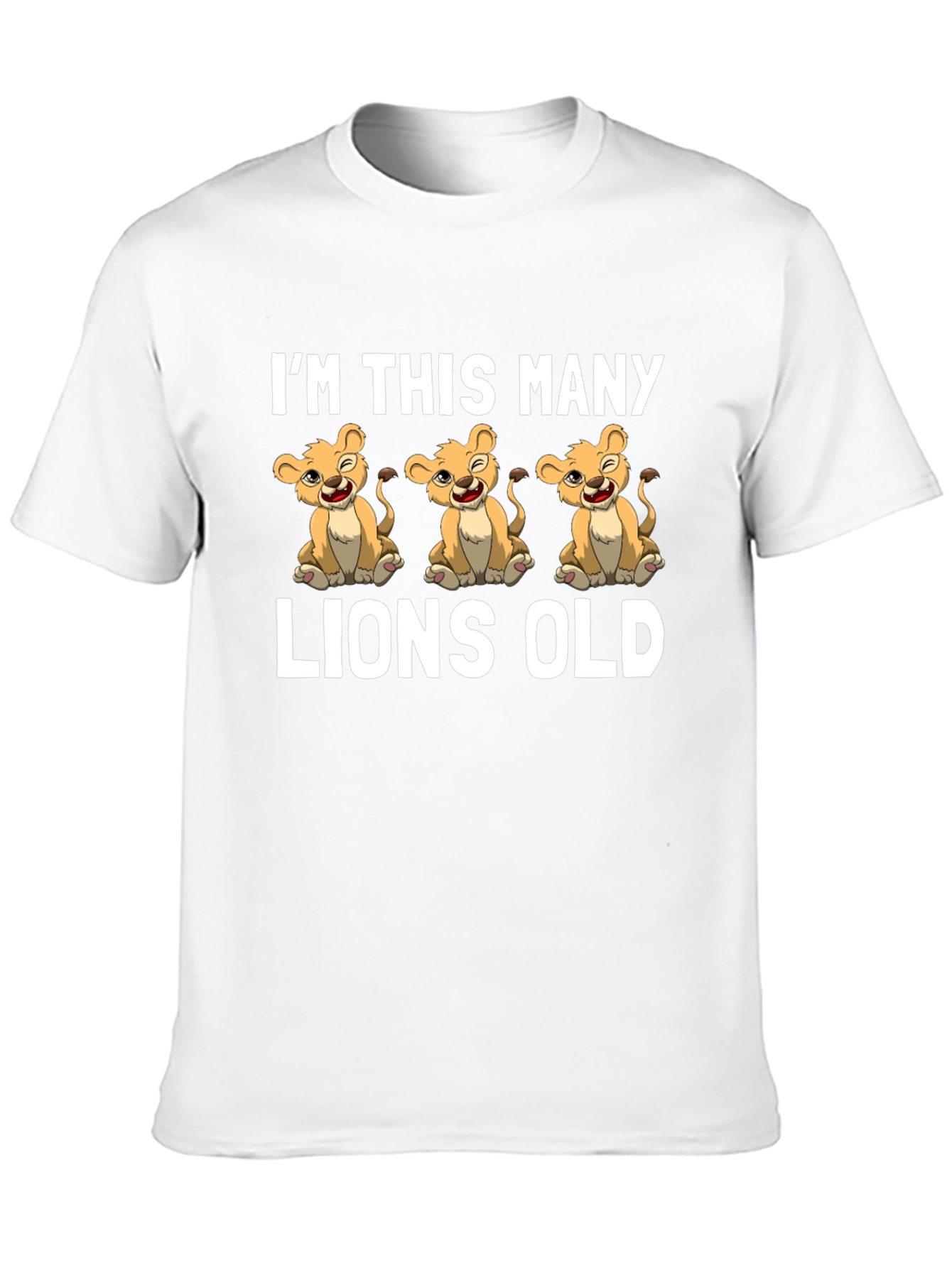 Im This Many Lions Old T-Shirt