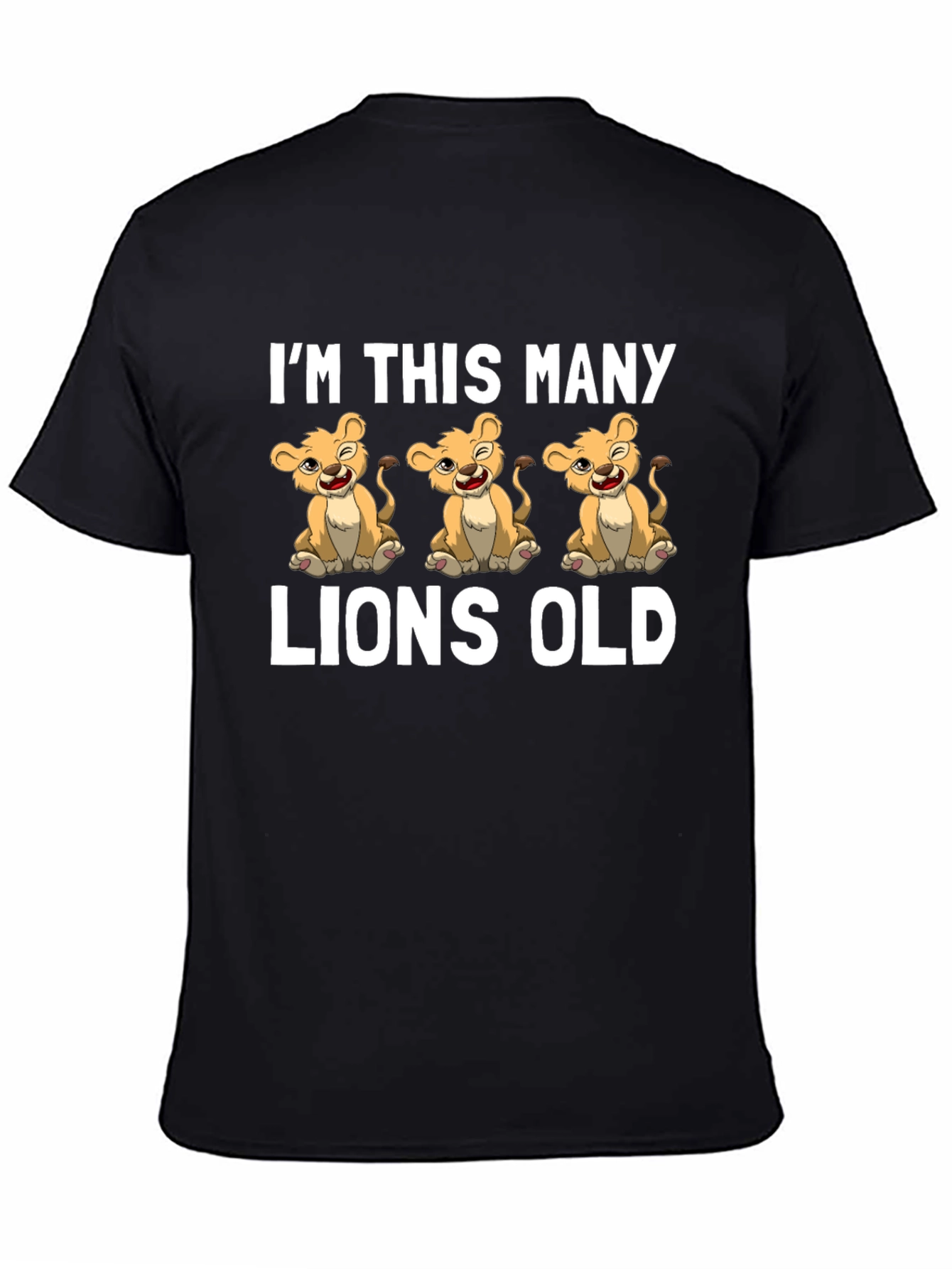 Im This Many Lions Old T-Shirt