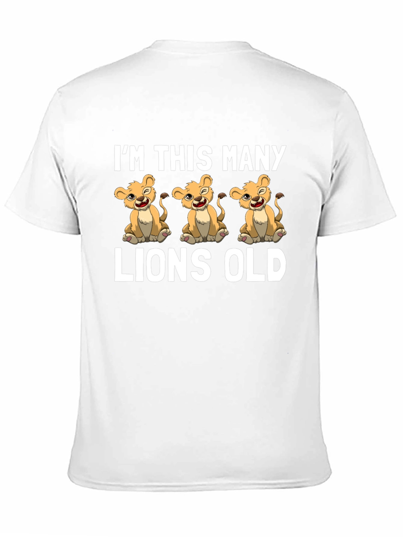 Im This Many Lions Old T-Shirt