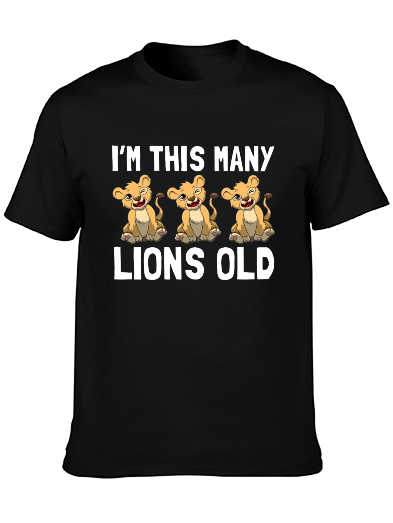 Im This Many Lions Old T-Shirt