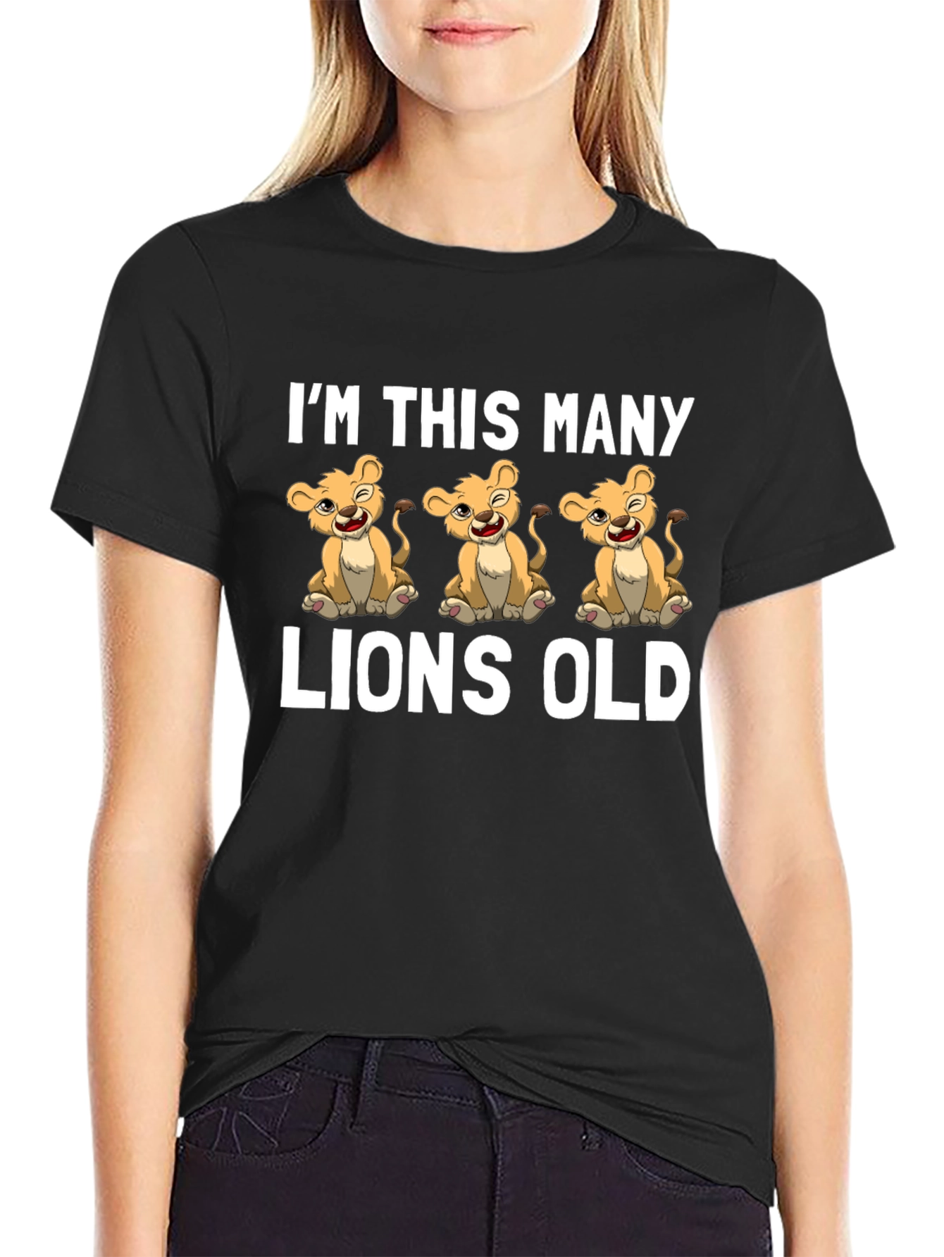 Im This Many Lions Old T-Shirt