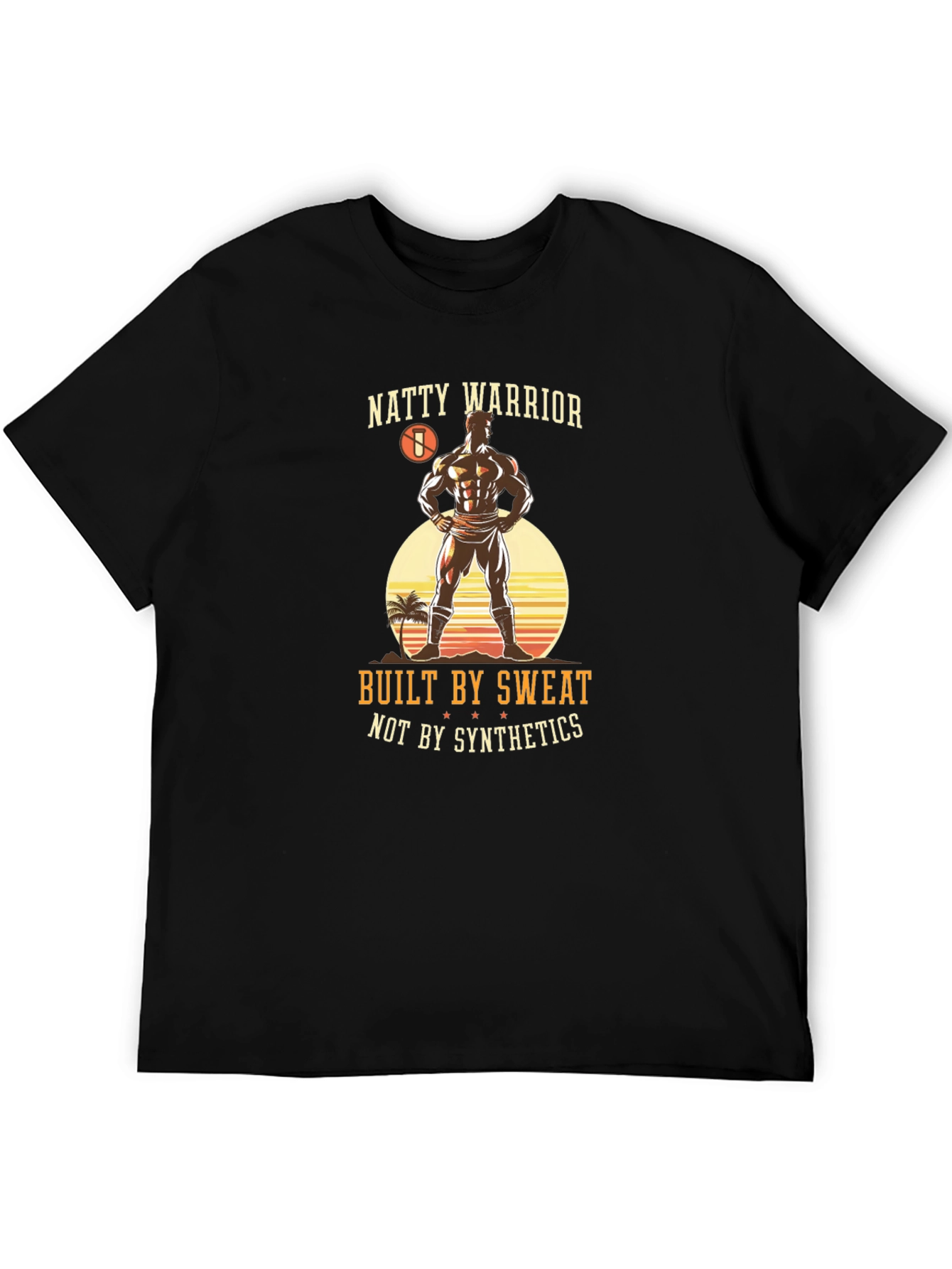 Natty Warrior Black Graphic Tee