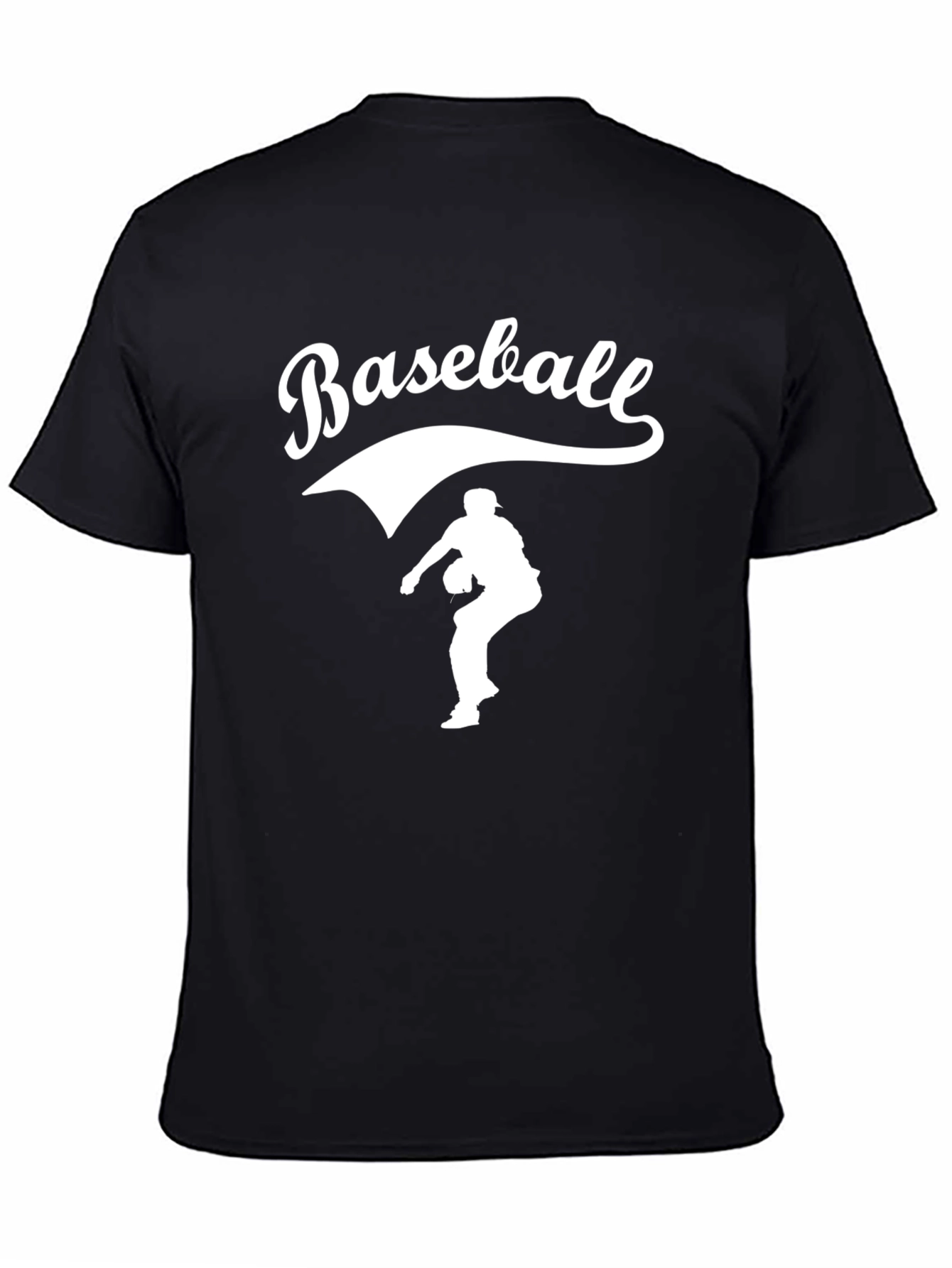 Baseball Pitcher Graphic T-Shirt - Classic Tee