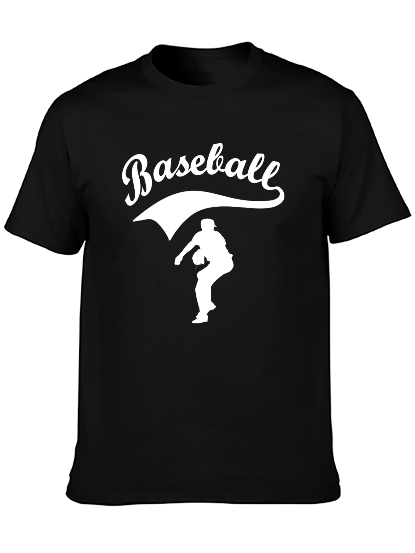 Baseball Pitcher Graphic T-Shirt - Classic Tee