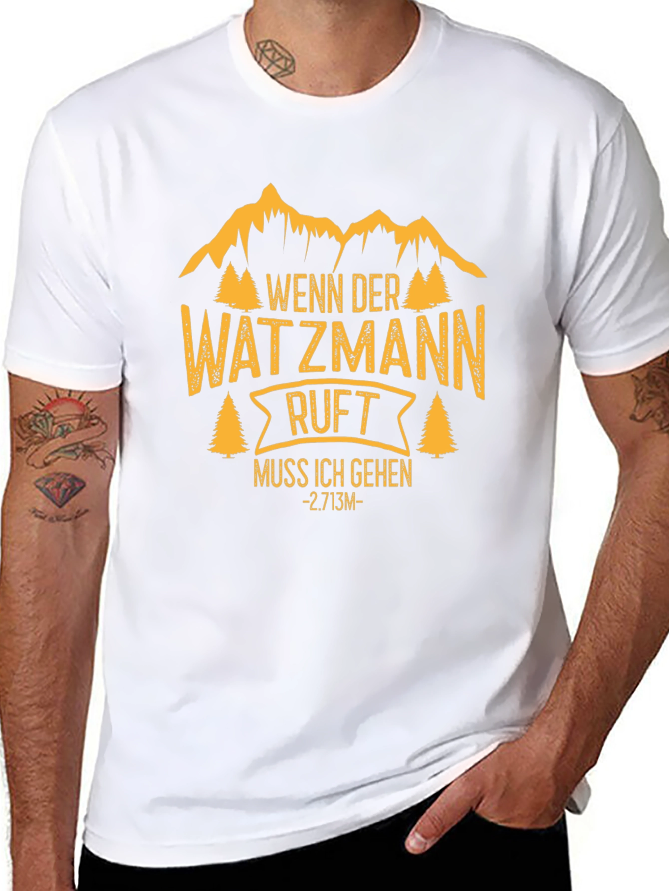 Watzmann Ruf T-Shirt - Mountain Adventure Tee