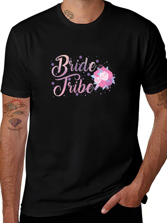 Bride Tribe Floral Graphic T-Shirt