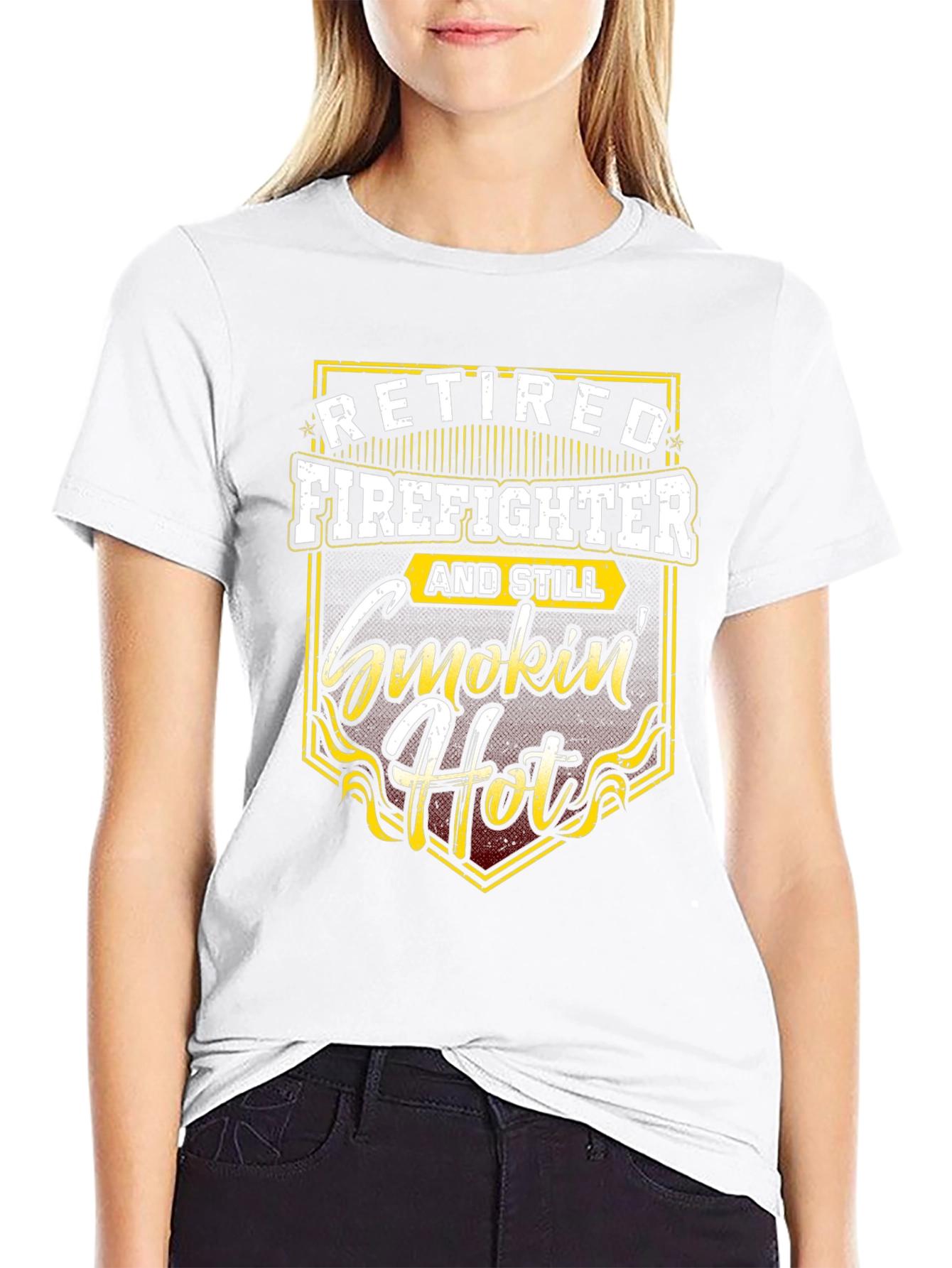 Retired Firefighter Smokin Hot T-Shirt