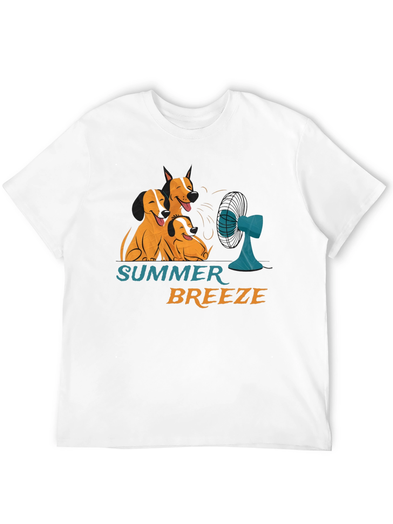 Summer Breeze Dog Graphic T-Shirt