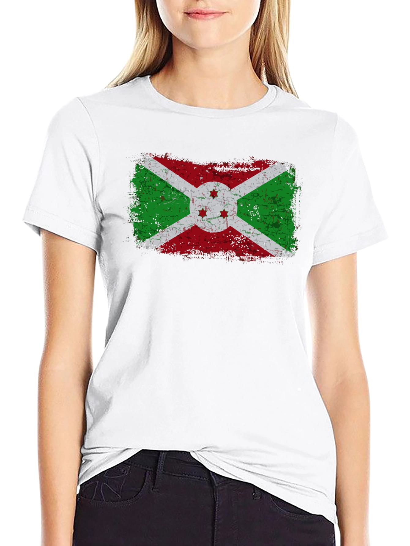 Burundi Flag Graphic T-Shirt